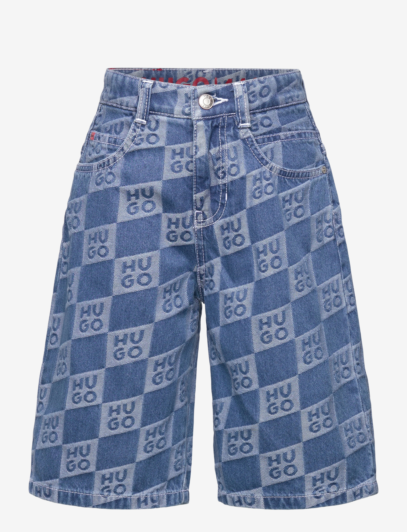 Hugo Kids - DENIM SHORTS - denimshorts - double stone + brush - 0