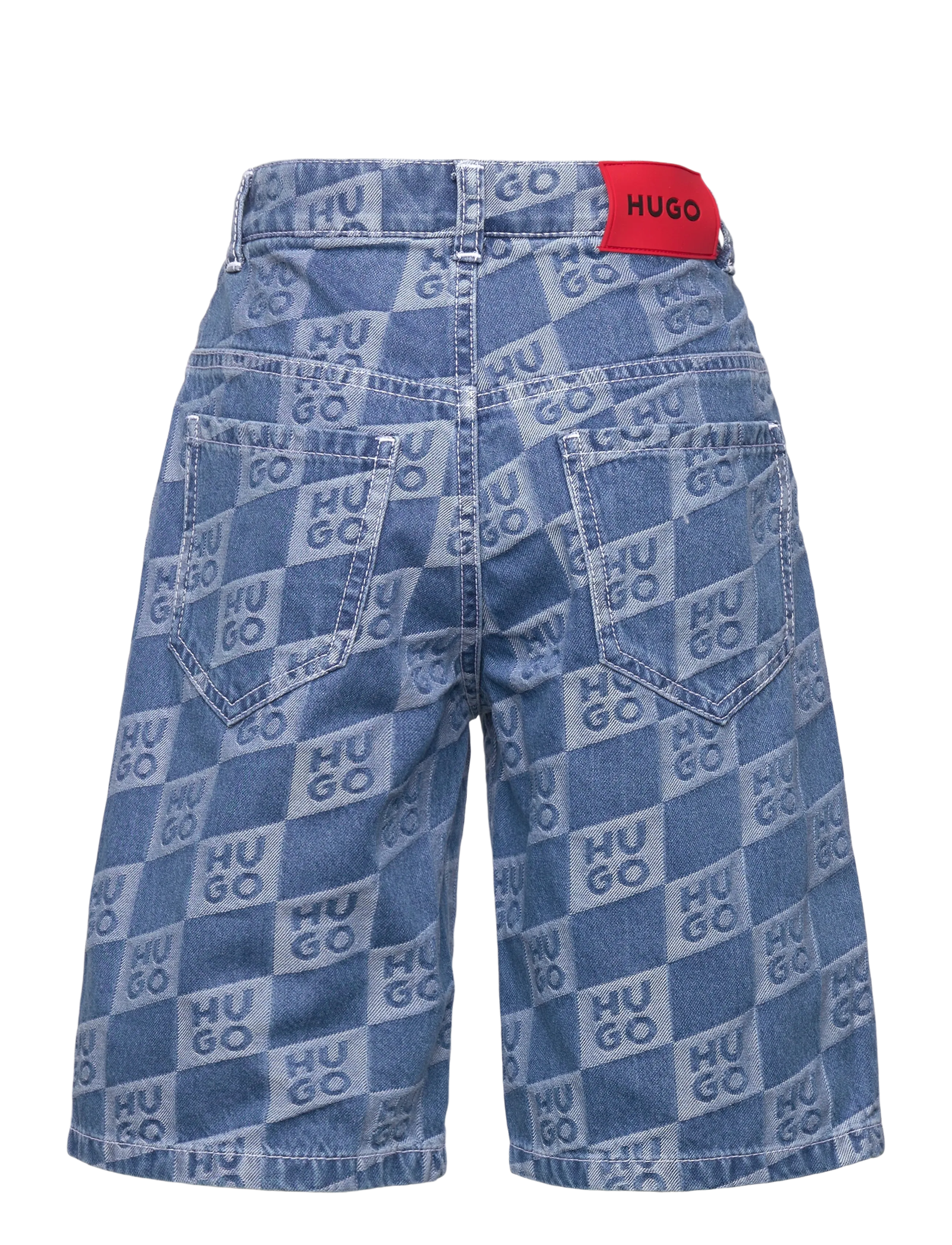 Hugo Kids - DENIM SHORTS - shorts - double stone + brush - 1