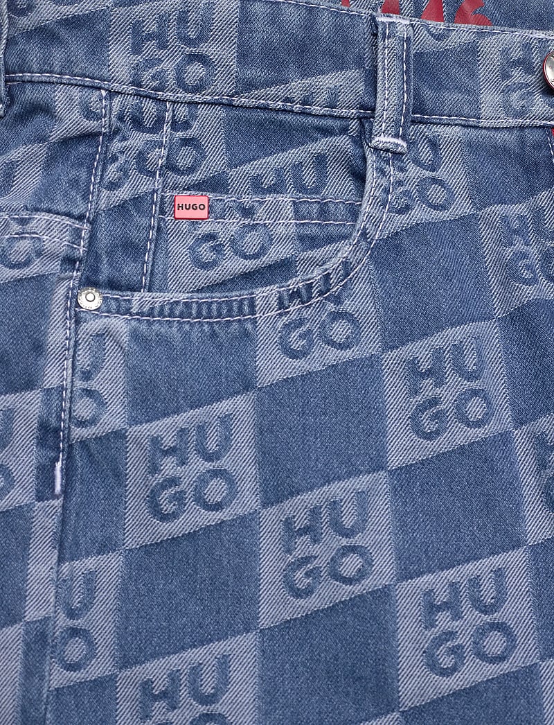 Hugo Kids - DENIM SHORTS - jeansshorts - double stone + brush - 2