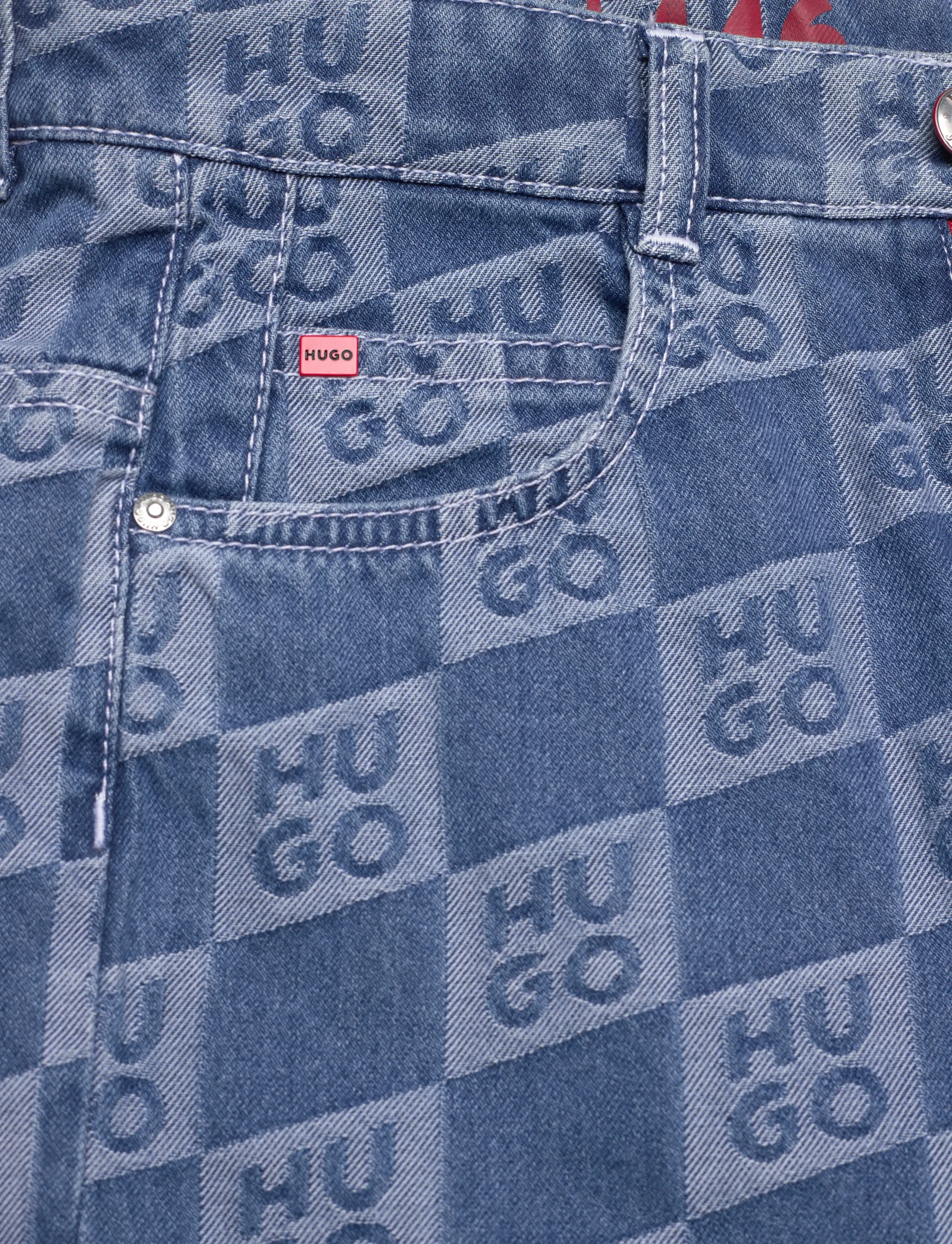 Hugo Kids - DENIM SHORTS - shorts - double stone + brush - 2