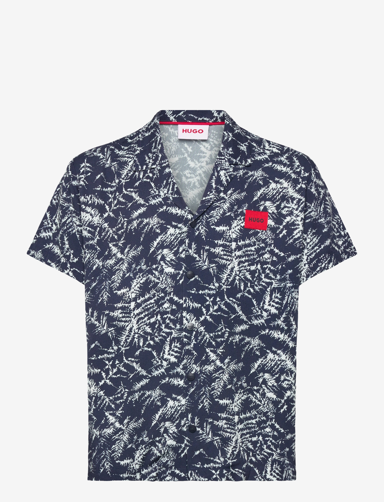 Hugo Kids - SHORT SLEEVE SHIRT - kortærmede skjorter - blue  white - 0