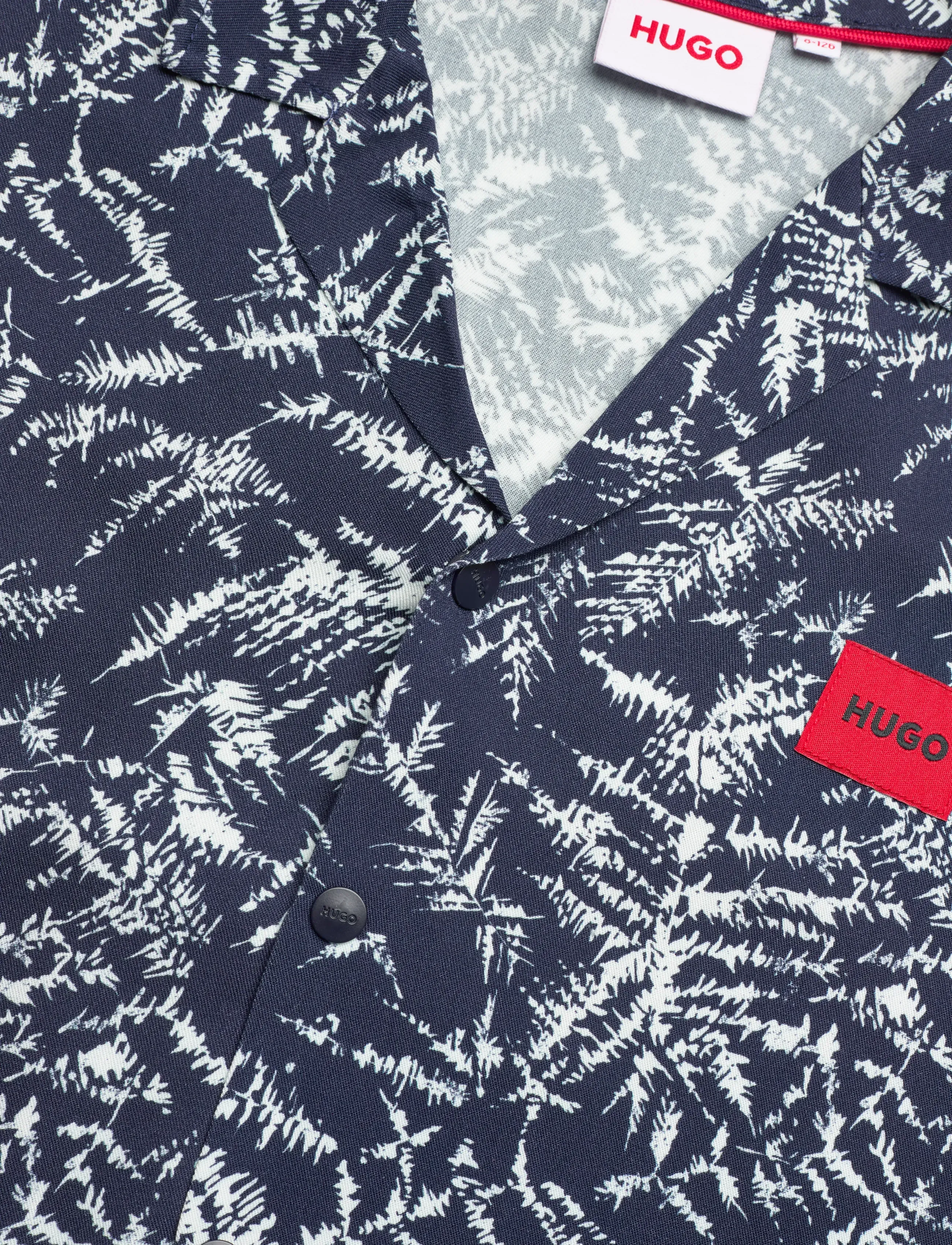 Hugo Kids - SHORT SLEEVE SHIRT - lühikeste varrukatega särgid - blue  white - 2