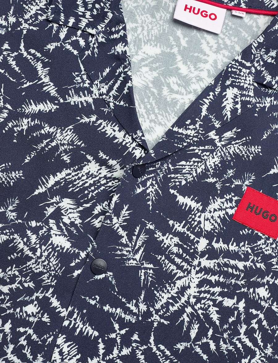 Hugo Kids - SHORT SLEEVE SHIRT - kurzärmlige hemden - blue white - 2