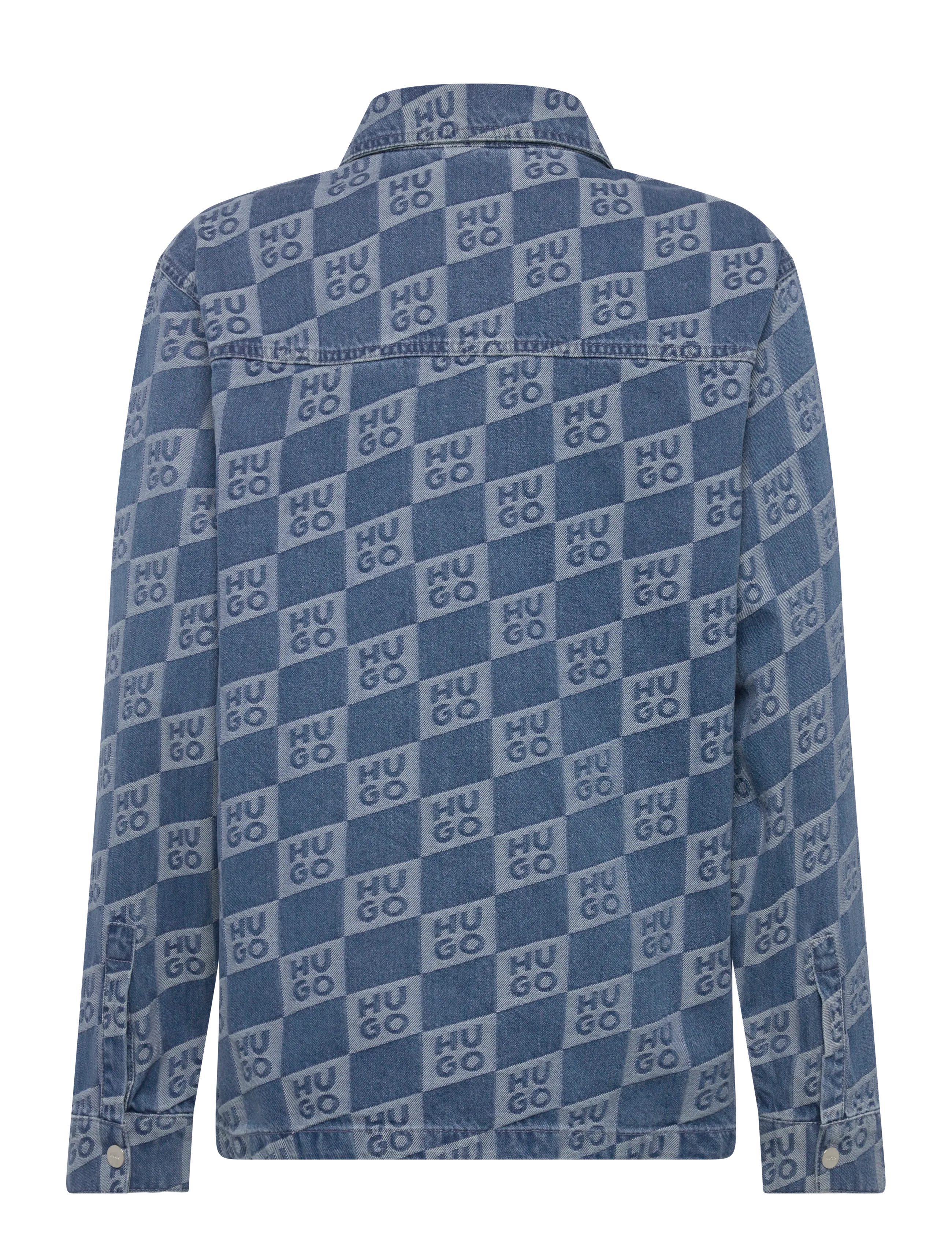Hugo Kids - LONG SLEEVED DENIM SHIRT - langærmede skjorter - double stone + brush - 1