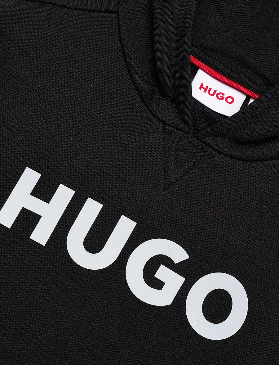 Hugo Kids - HOODED SWEATSHIRT - kapuzenpullover - black - 2