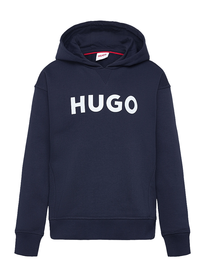 Hugo Kids - HOODED SWEATSHIRT - kapuzenpullover - navy - 0