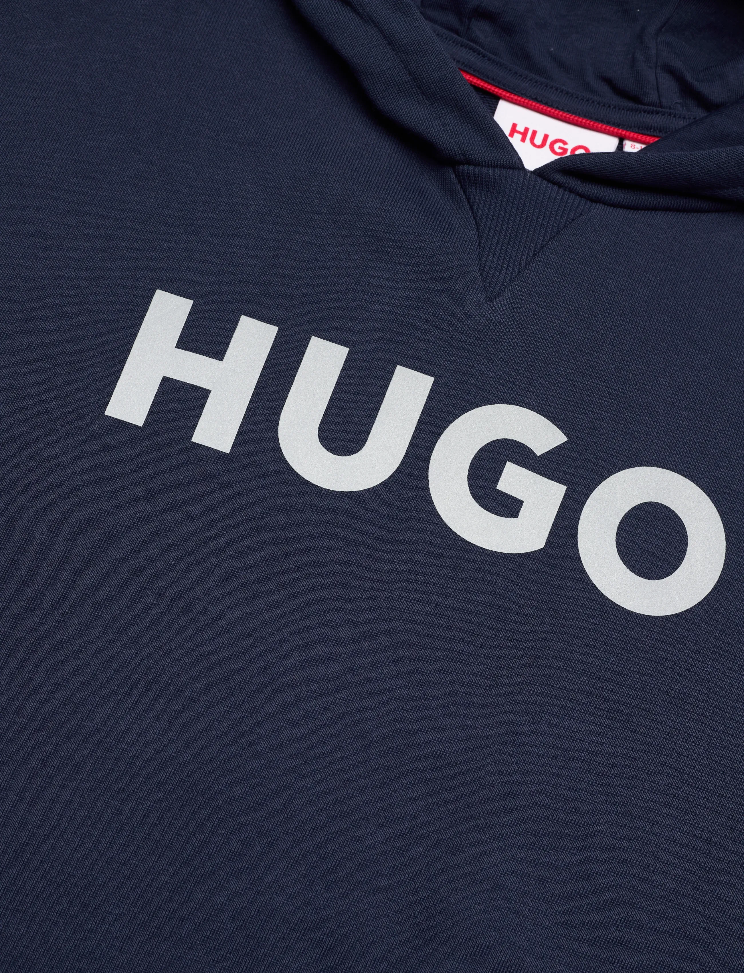Hugo Kids - HOODED SWEATSHIRT - huvtröjor - navy - 2