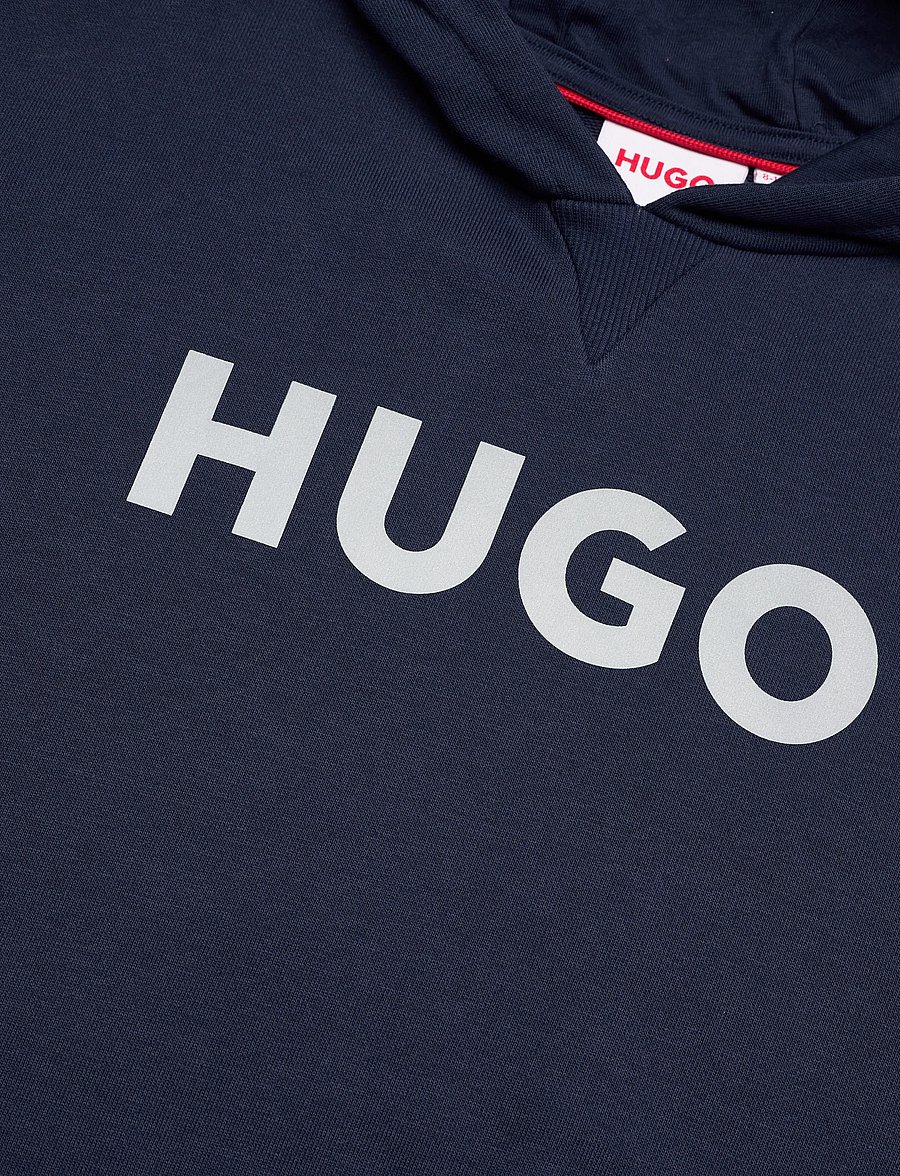 Hugo Kids - HOODED SWEATSHIRT - kapuzenpullover - navy - 2