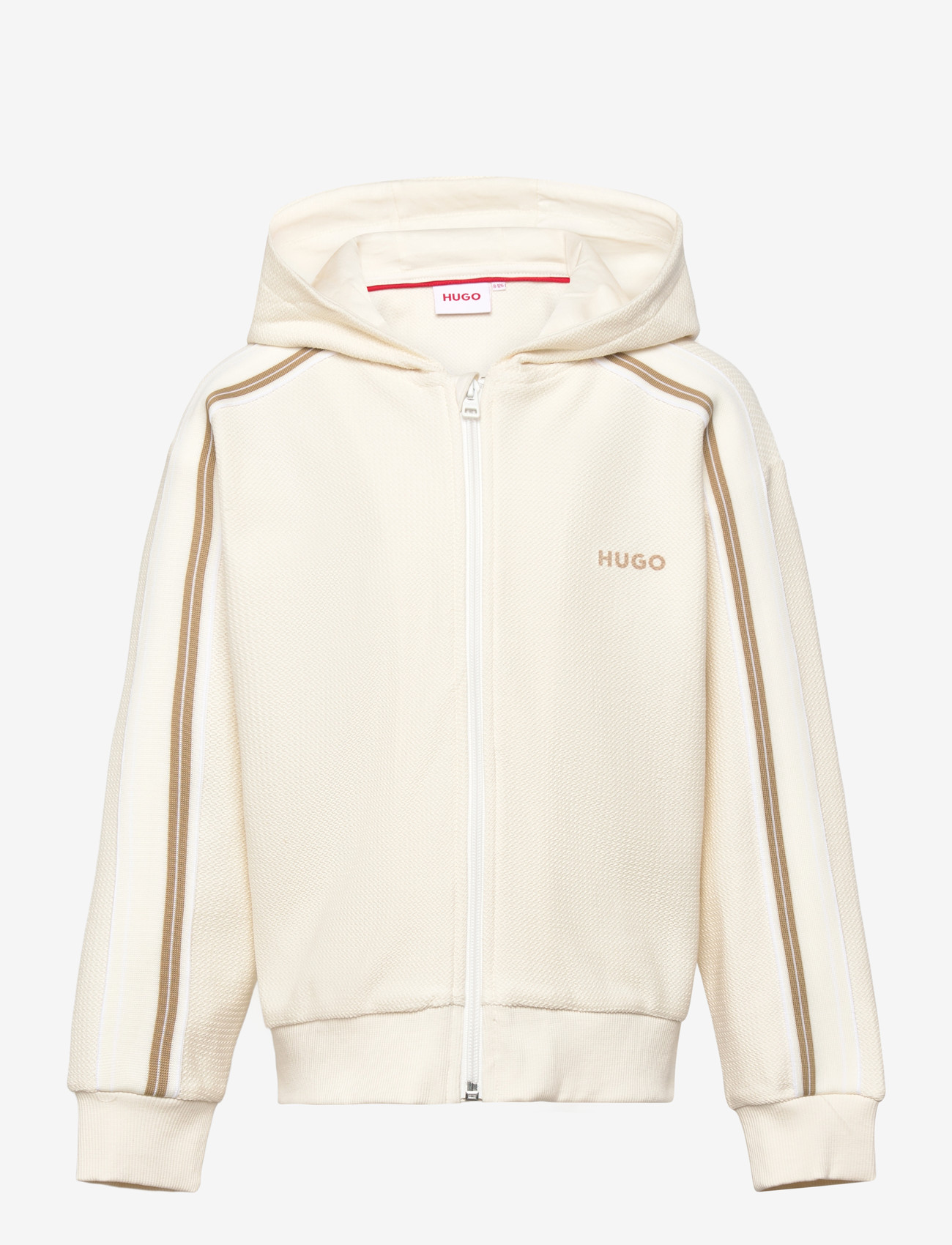 Hugo Kids - HOODED CARDIGAN - lette jakker - off white - 0