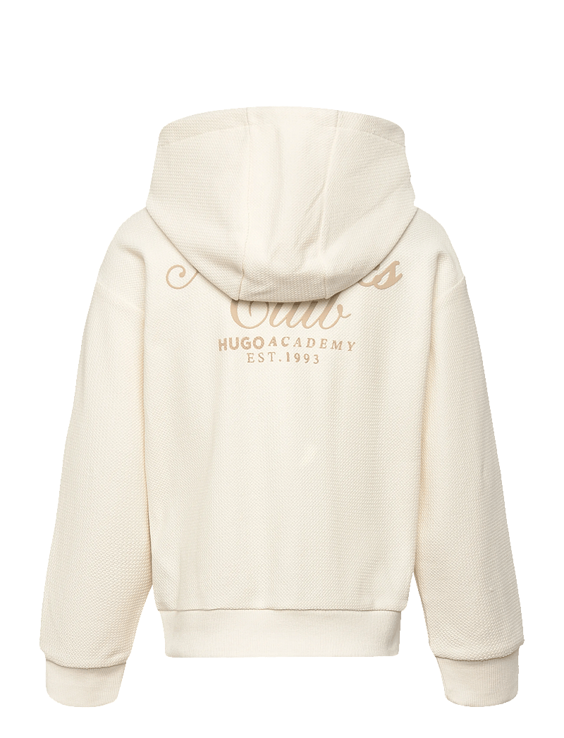Hugo Kids - HOODED CARDIGAN - leichte jacken - off white - 1