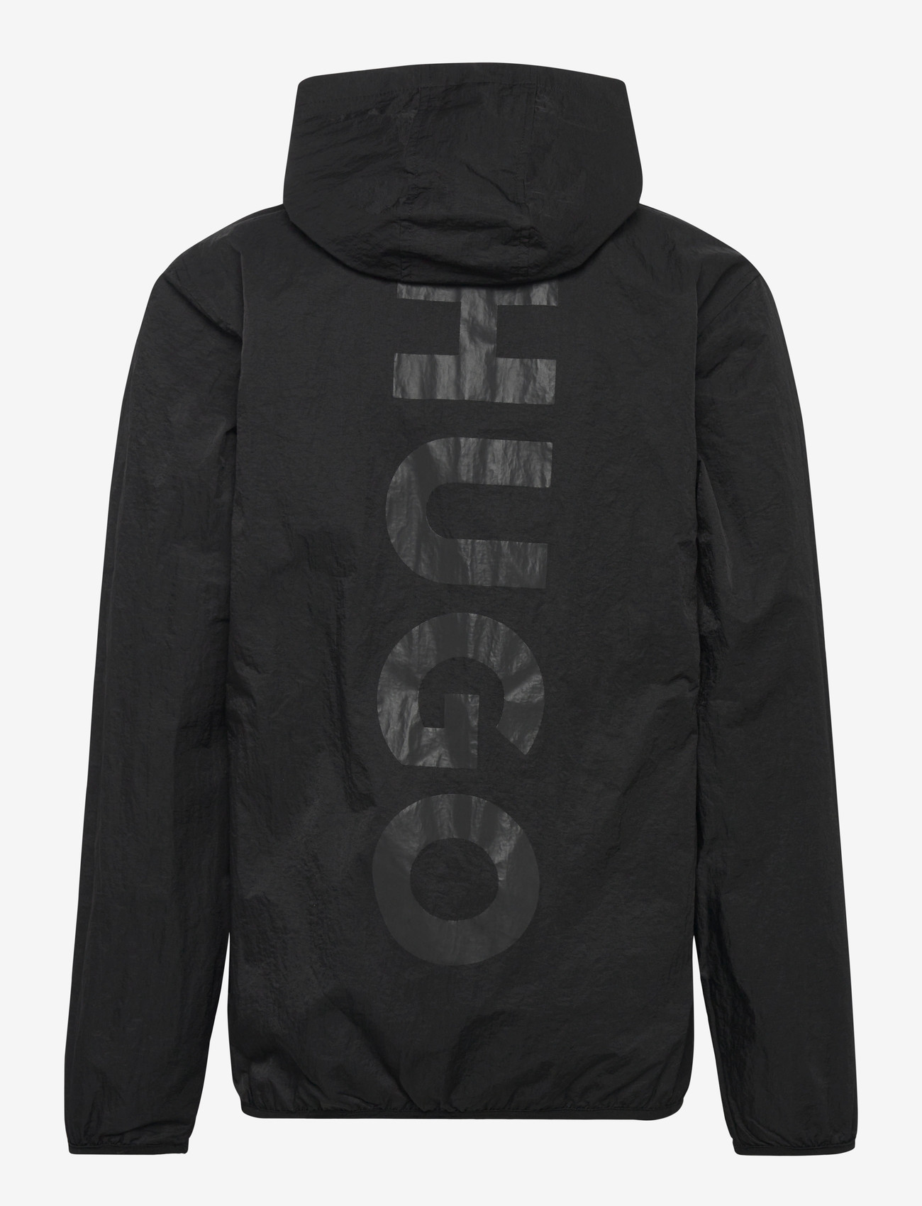 Hugo Kids - HOODED WINDBREAKER - vindjakker - black - 1