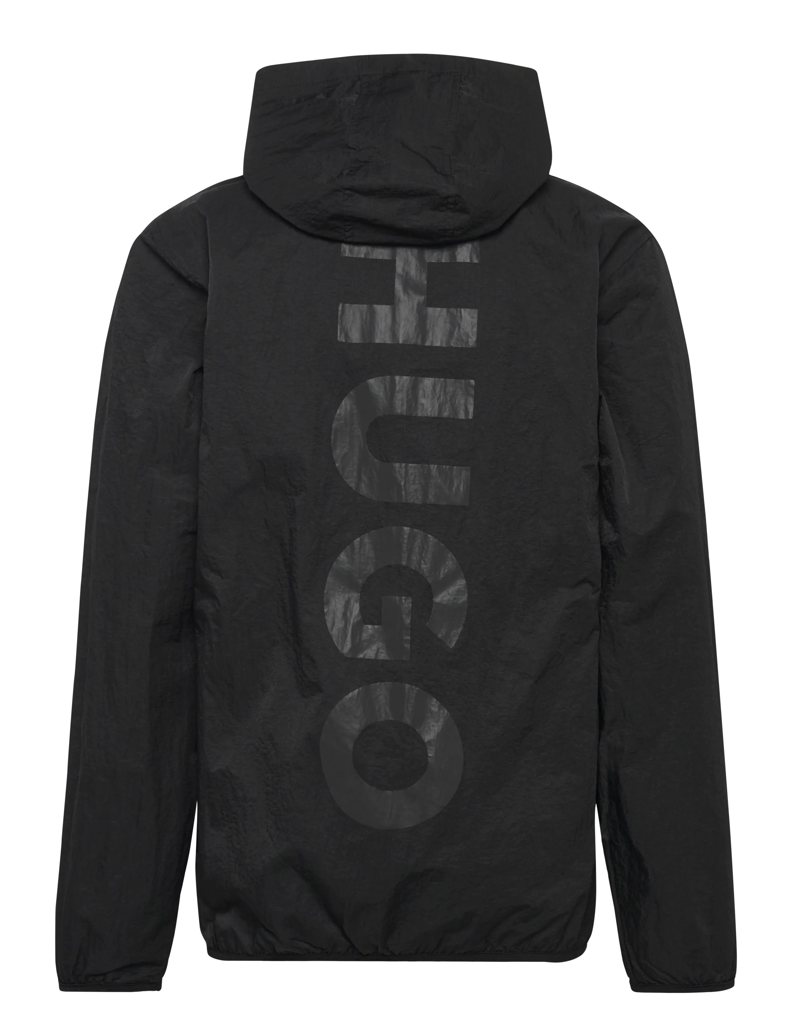Hugo Kids - HOODED WINDBREAKER - tuulejoped - black - 1