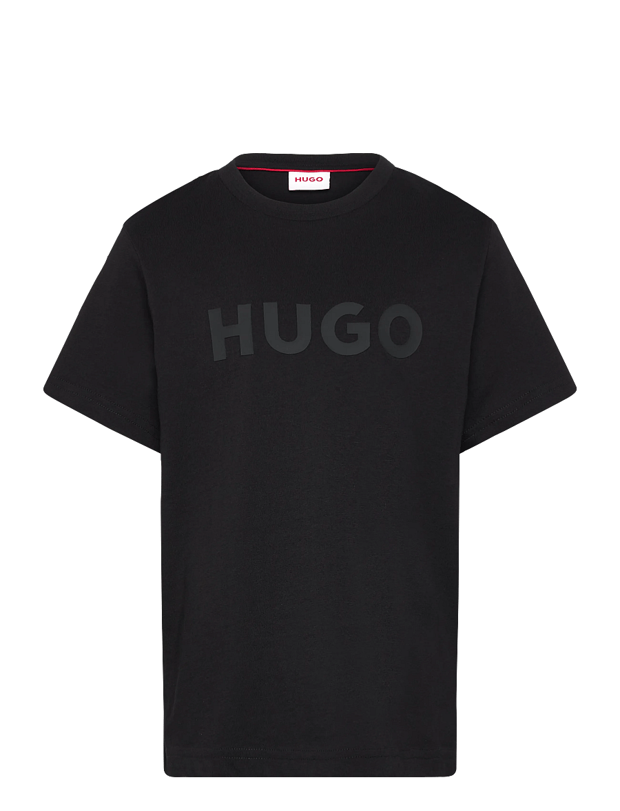 Hugo Kids - SHORT SLEEVES TEE-SHIRT - lühikeste varrukatega t-särgid - black - 0