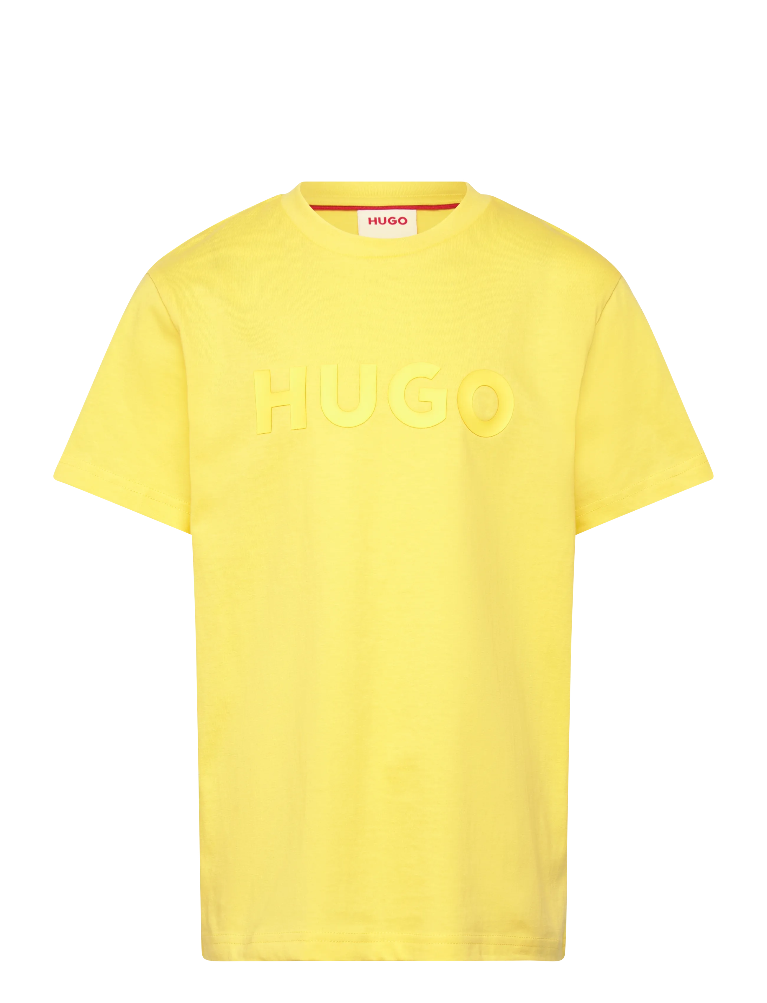 Hugo Kids Short Sleeves Tee-Shirt, 164, T-shirts, Gelb - Short-sleeved, Kinder