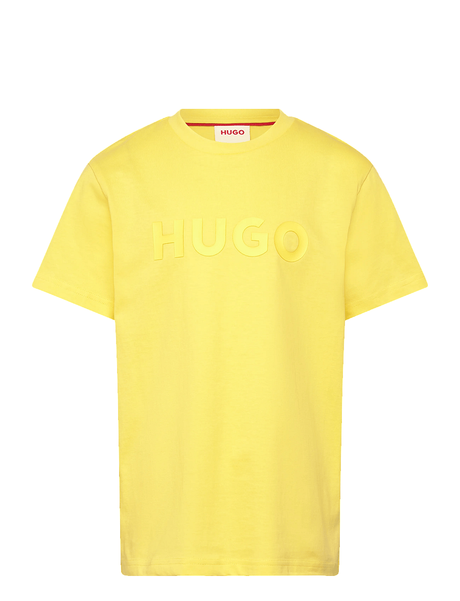 Hugo Kids - SHORT SLEEVES TEE-SHIRT - lühikeste varrukatega t-särgid - lemon - 0