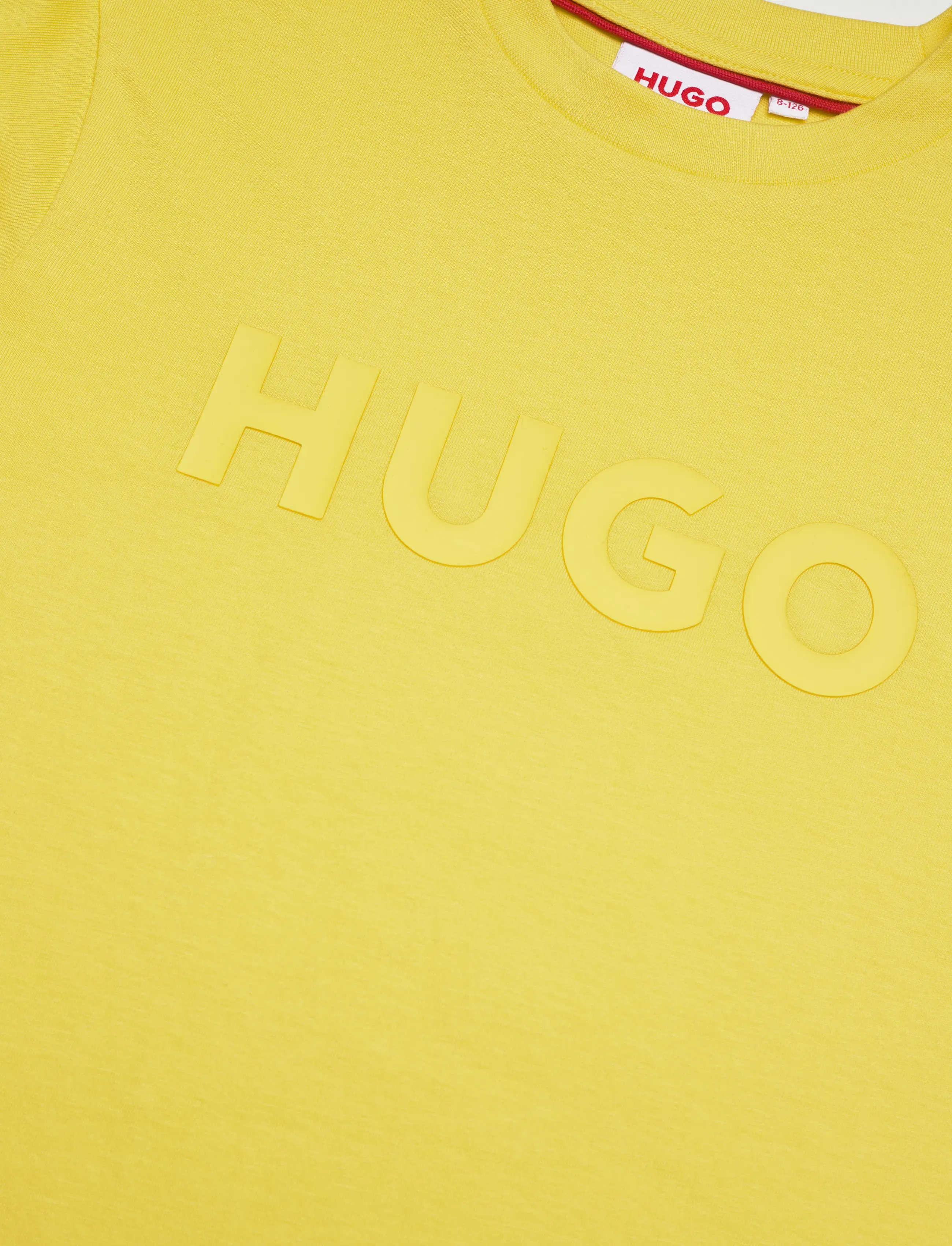 Hugo Kids - SHORT SLEEVES TEE-SHIRT - kortærmede t-shirts - lemon - 2