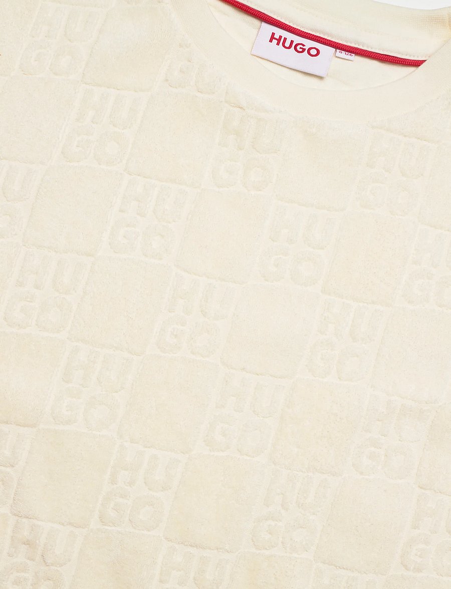 Hugo Kids - SHORT SLEEVES TEE-SHIRT - lühikeste varrukatega t-särgid - off white - 2