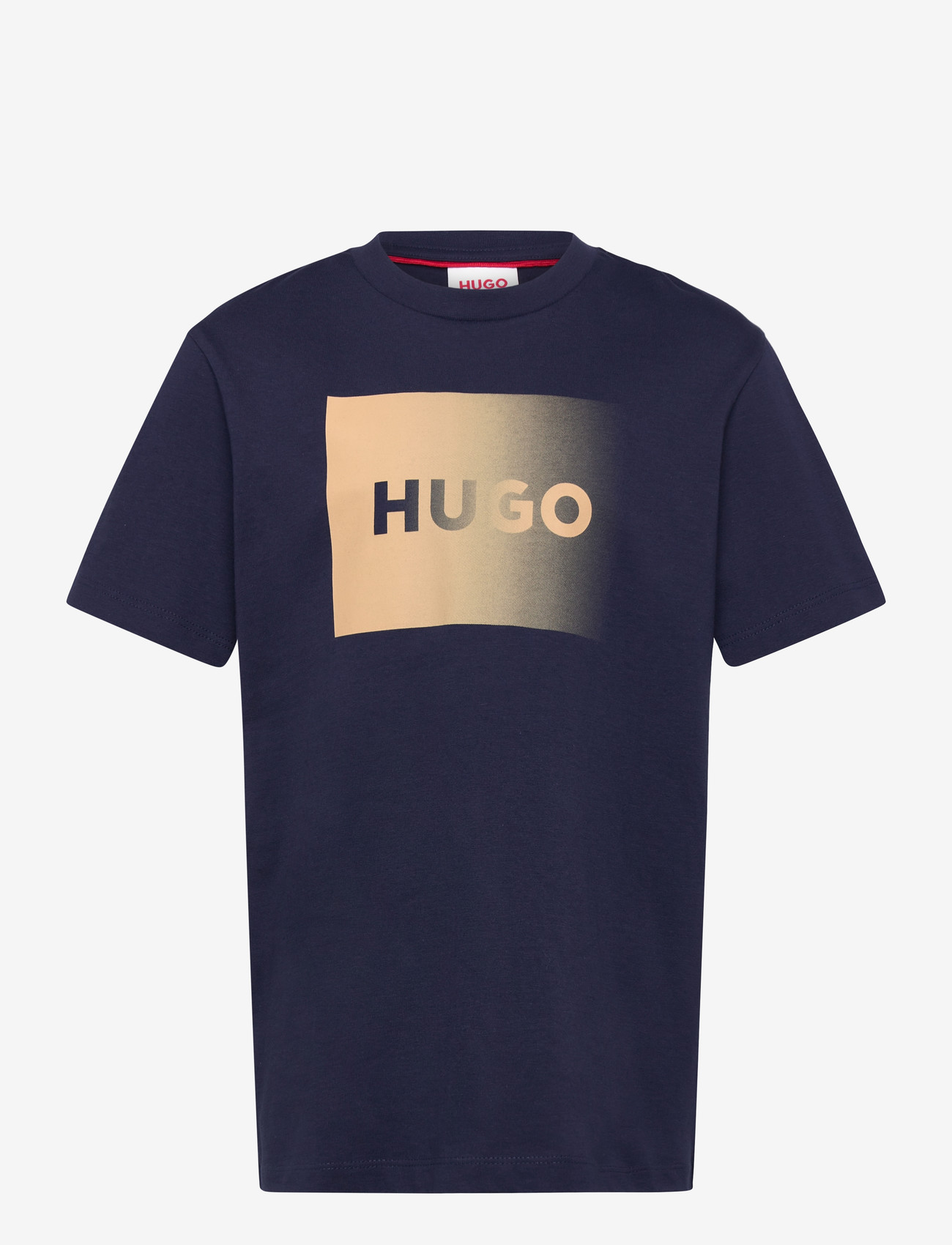 Hugo Kids - SHORT SLEEVES TEE-SHIRT - kortærmede t-shirts - navy - 0