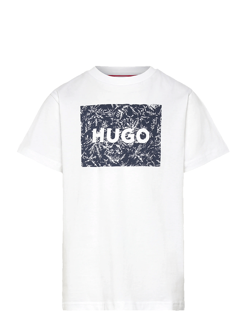 Hugo Kids - SHORT SLEEVES TEE-SHIRT - kortärmade t-shirts - white - 0