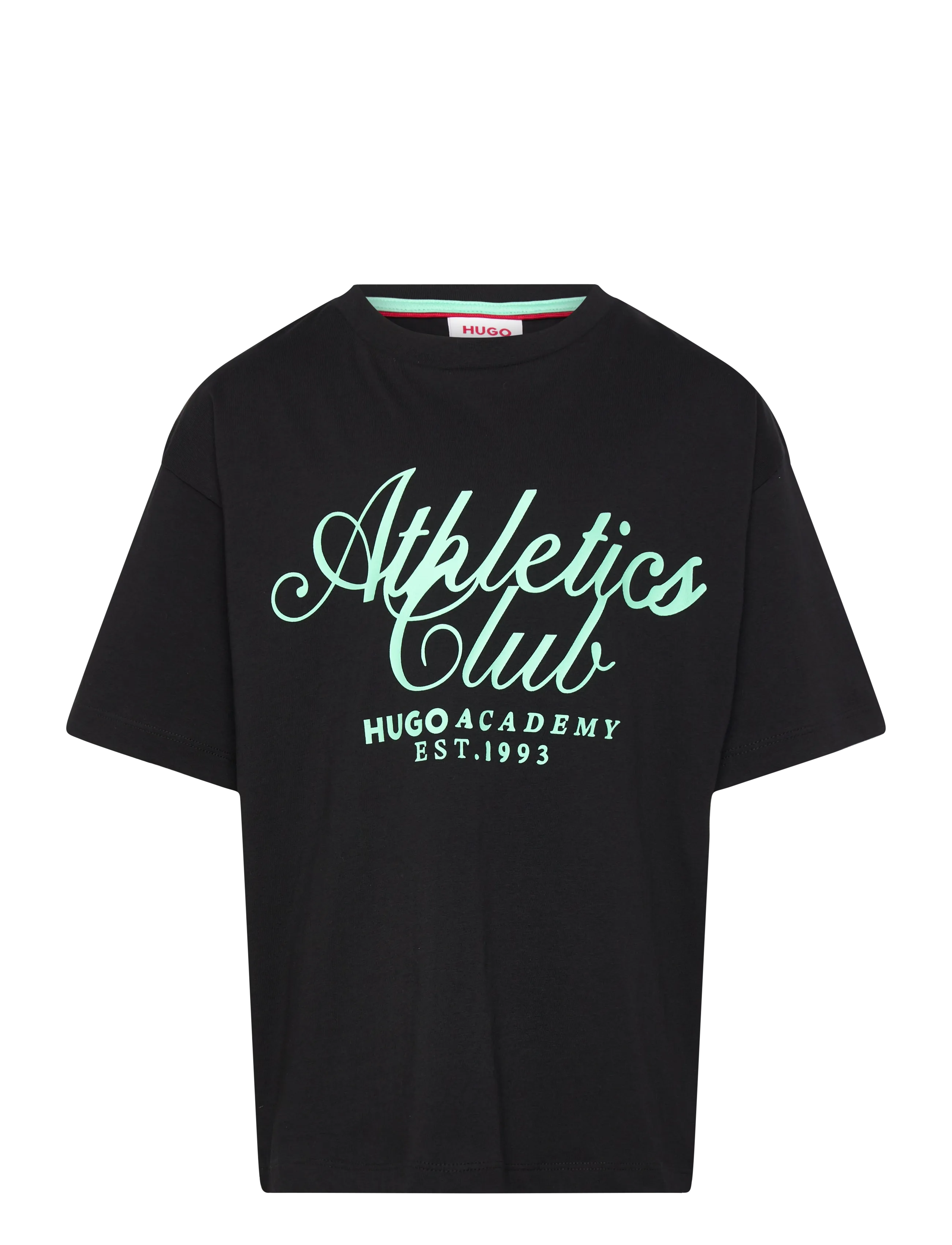 Hugo Kids Short Sleeves Tee-Shirt, 176, T-shirts, Schwarz - Short-sleeved, Kinder