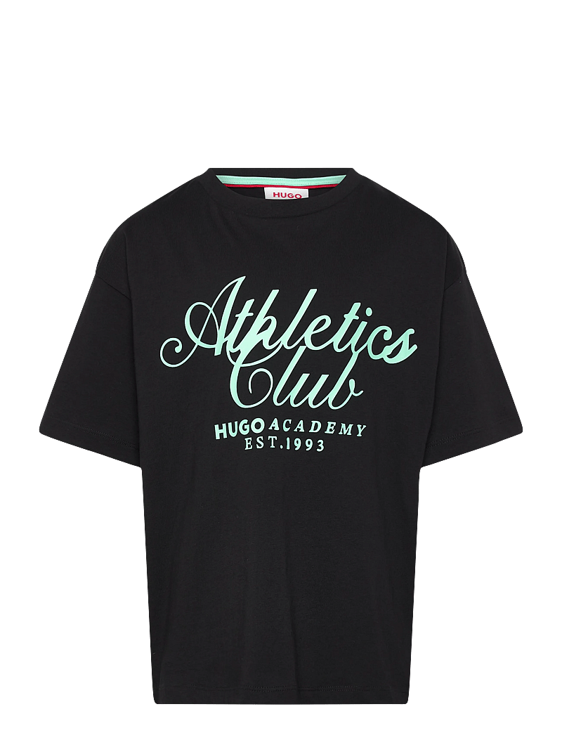 Hugo Kids - SHORT SLEEVES TEE-SHIRT - kortärmade t-shirts - black - 0