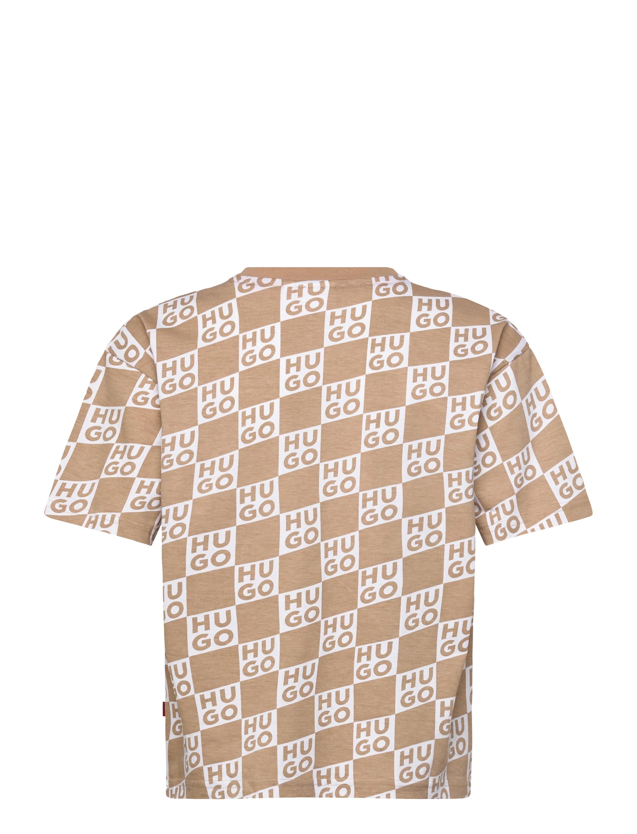 Hugo Kids - SHORT SLEEVES TEE-SHIRT - kortærmede t-shirts - stone - 1