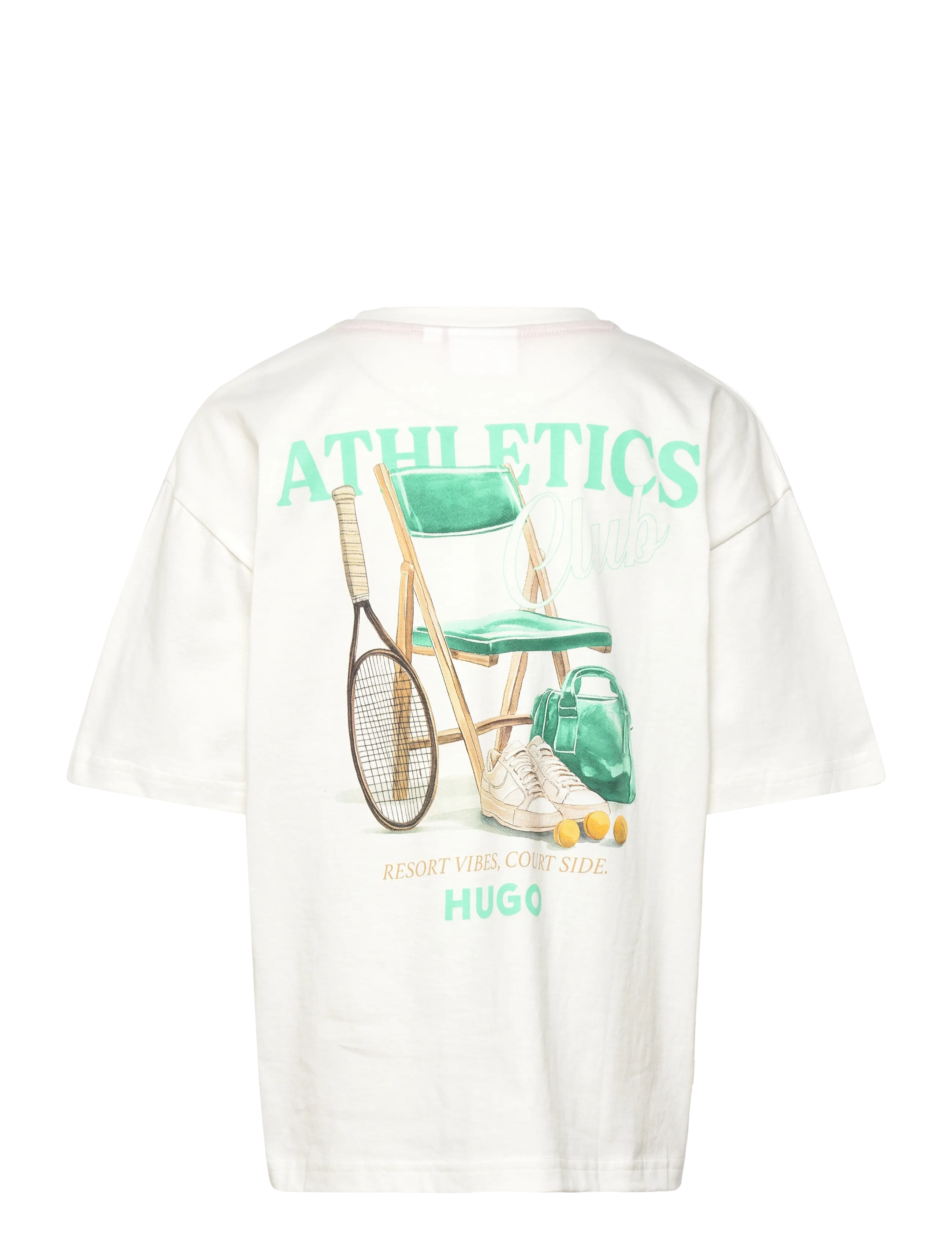 Hugo Kids - SHORT SLEEVES TEE-SHIRT - kortærmede t-shirts - off white - 1