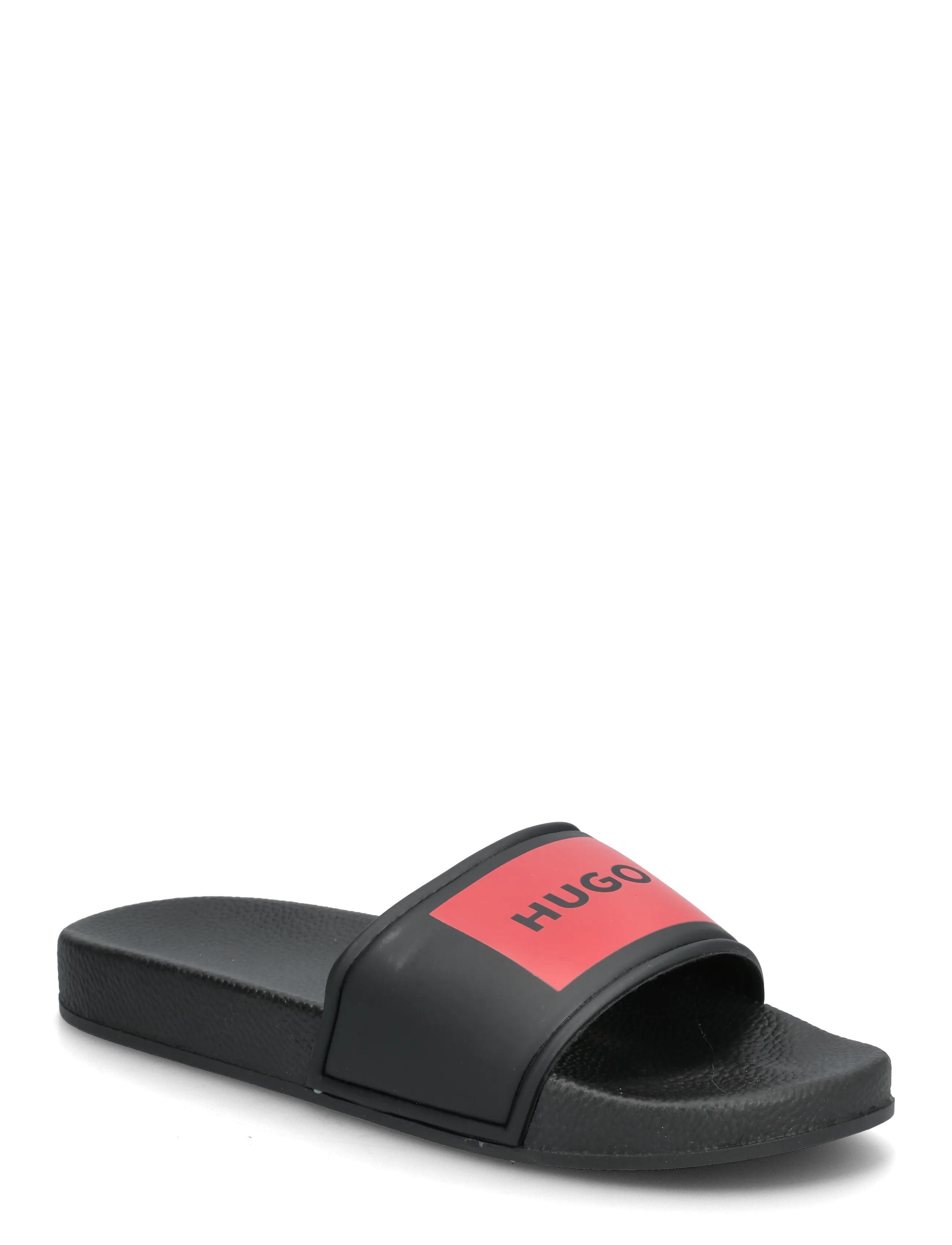 Hugo Kids AQUA SLIDES - Flip-Flops & Badeschuhe - BLACK / black