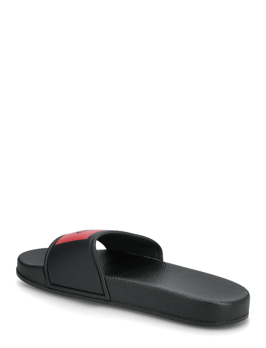 Hugo Kids - AQUA SLIDES - badelatschen - black - 2