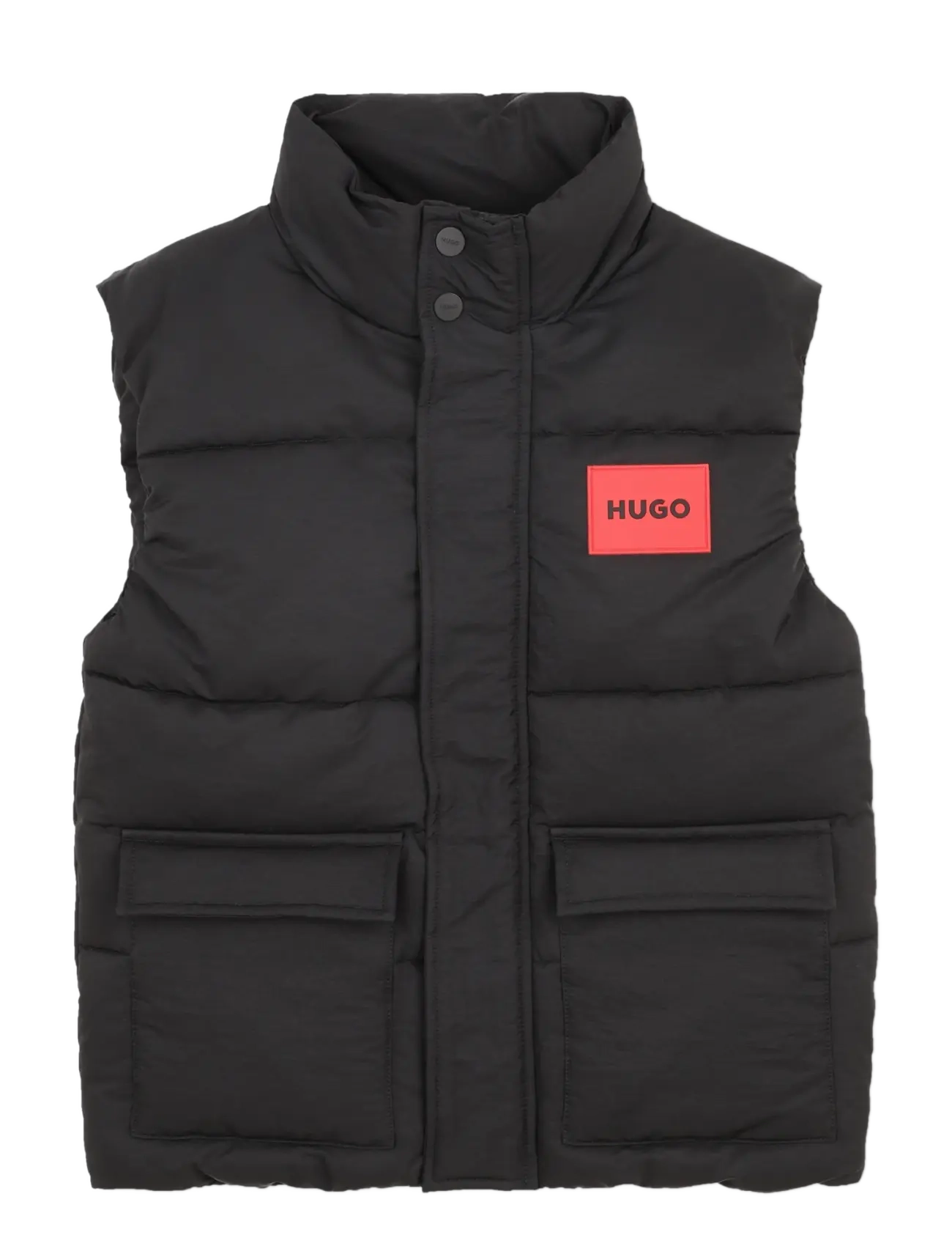 Hugo Kids PUFFER JACKET SLEEVELESS - Westen - BLACK / black