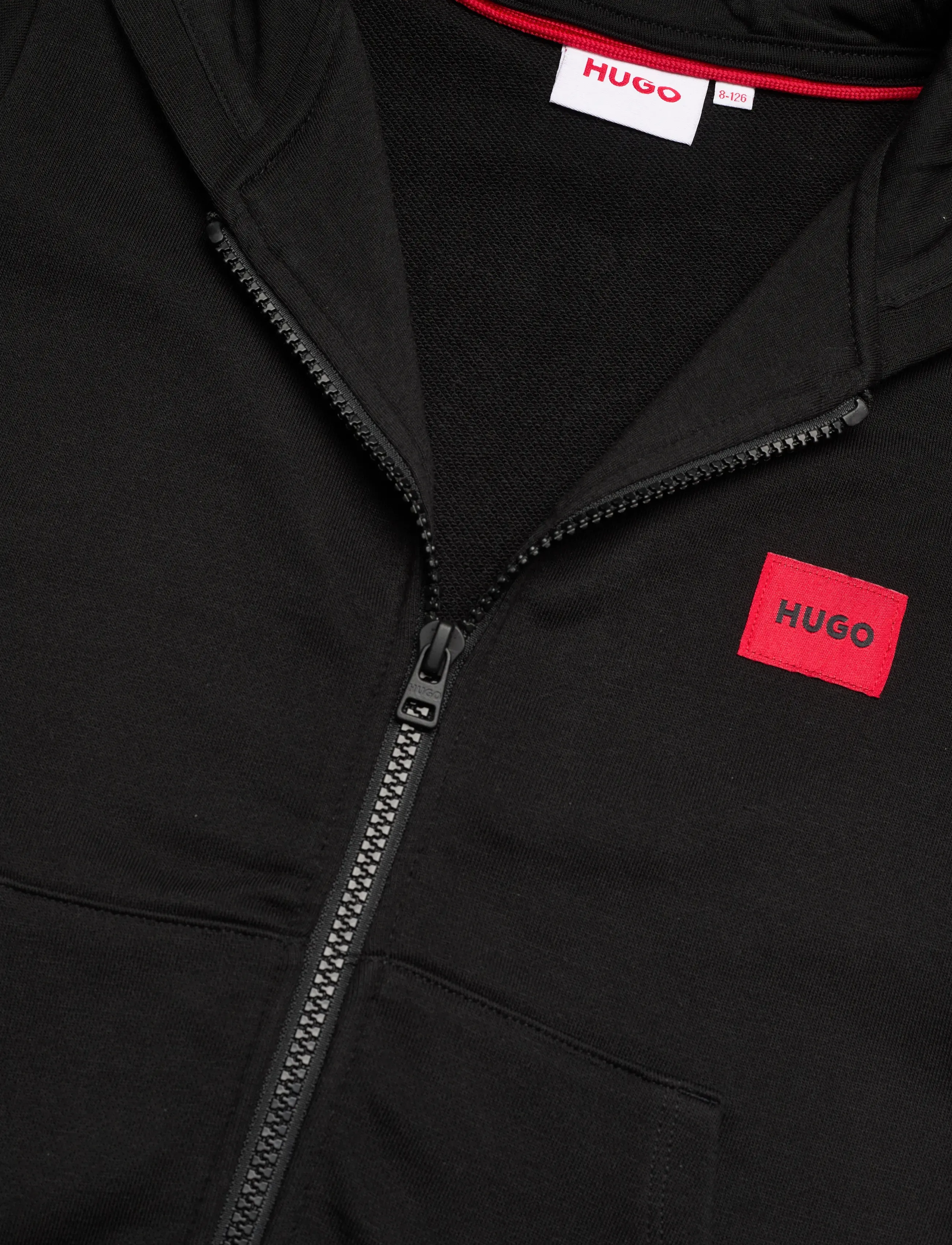 Hugo Kids - HOODED CARDIGAN - pulls à capuche - black - 2