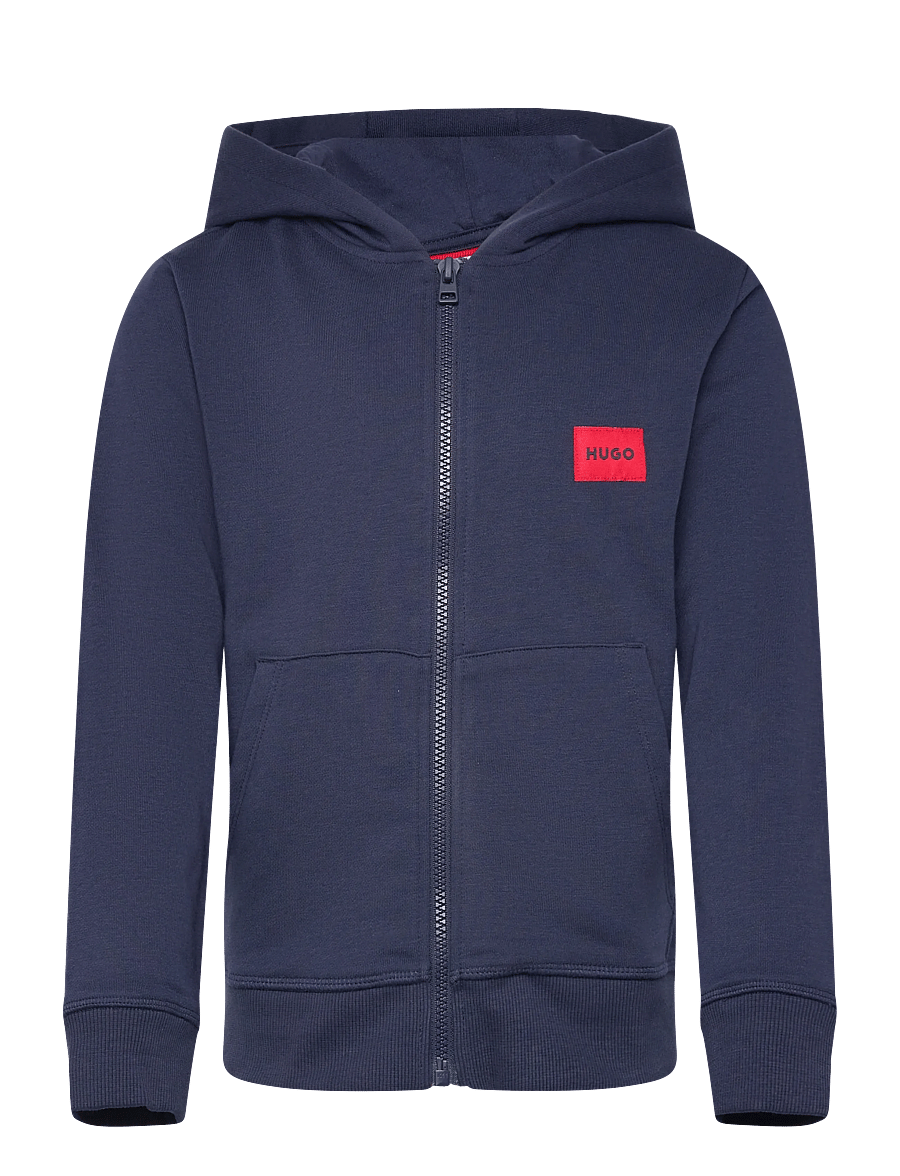 Hugo Kids - HOODED CARDIGAN - pulls à capuche - navy - 0
