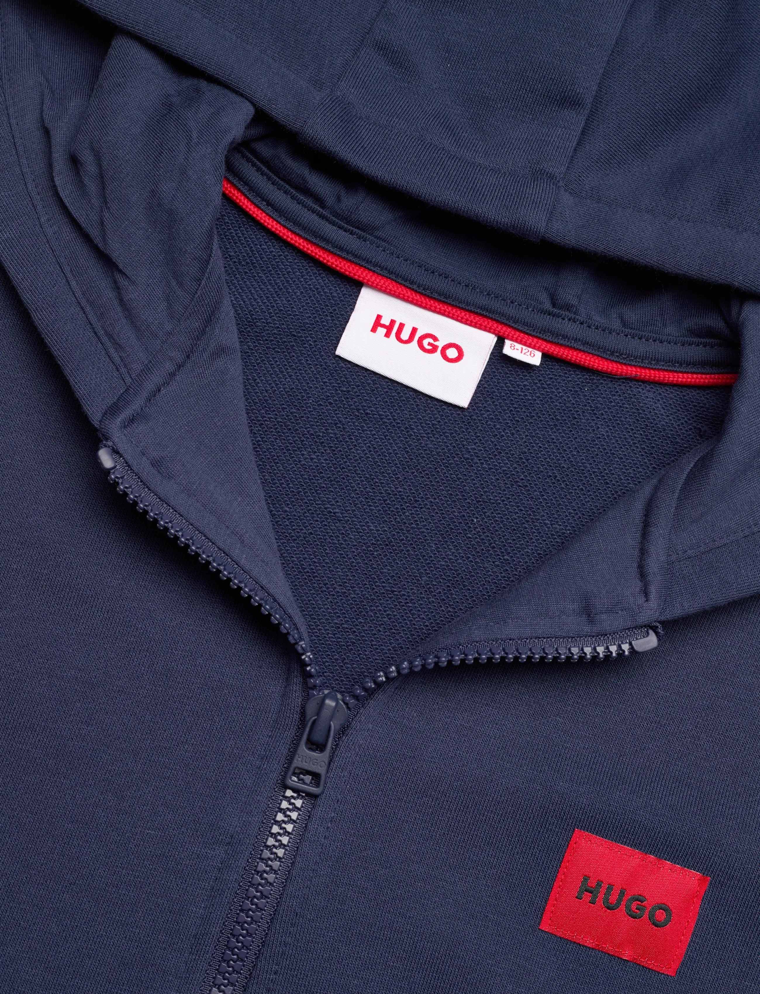 Hugo Kids - HOODED CARDIGAN - pulls à capuche - navy - 2