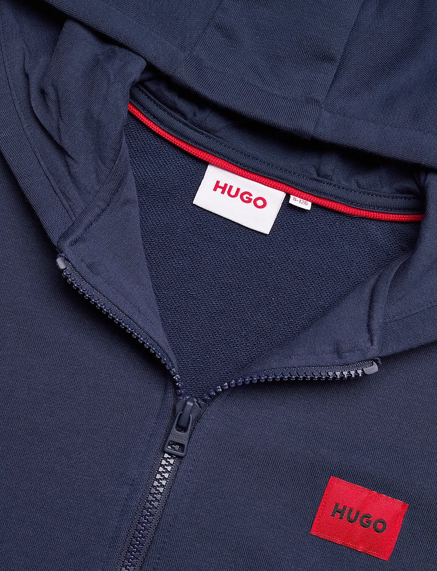 Hugo Kids - HOODED CARDIGAN - pulls à capuche - navy - 2