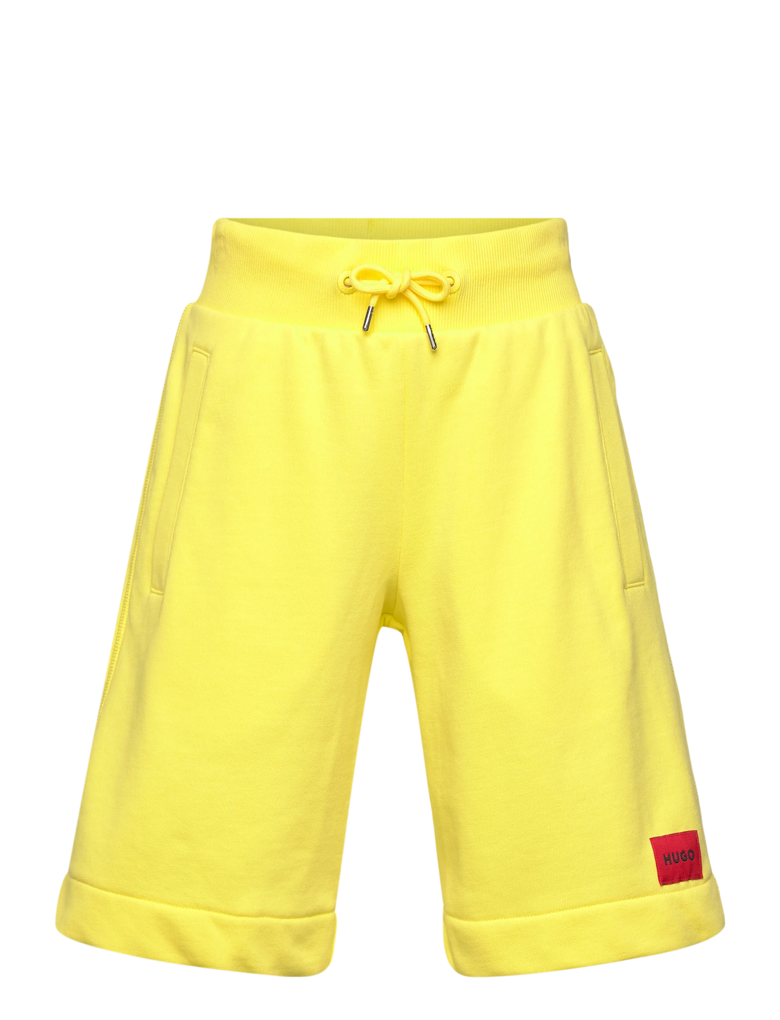 Hugo Kids Short, Børn, Sweatshorts, Gul, Str: 140