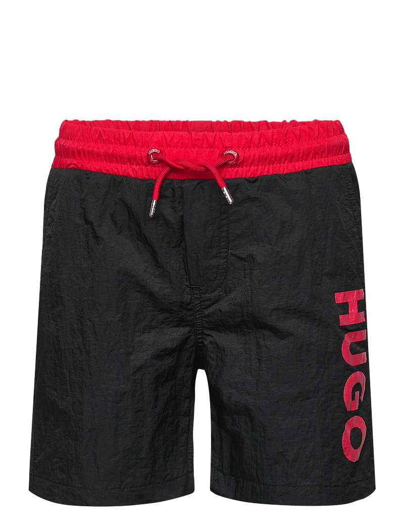 Hugo Kids - SWIM SHORTS - badehosen - black - 0