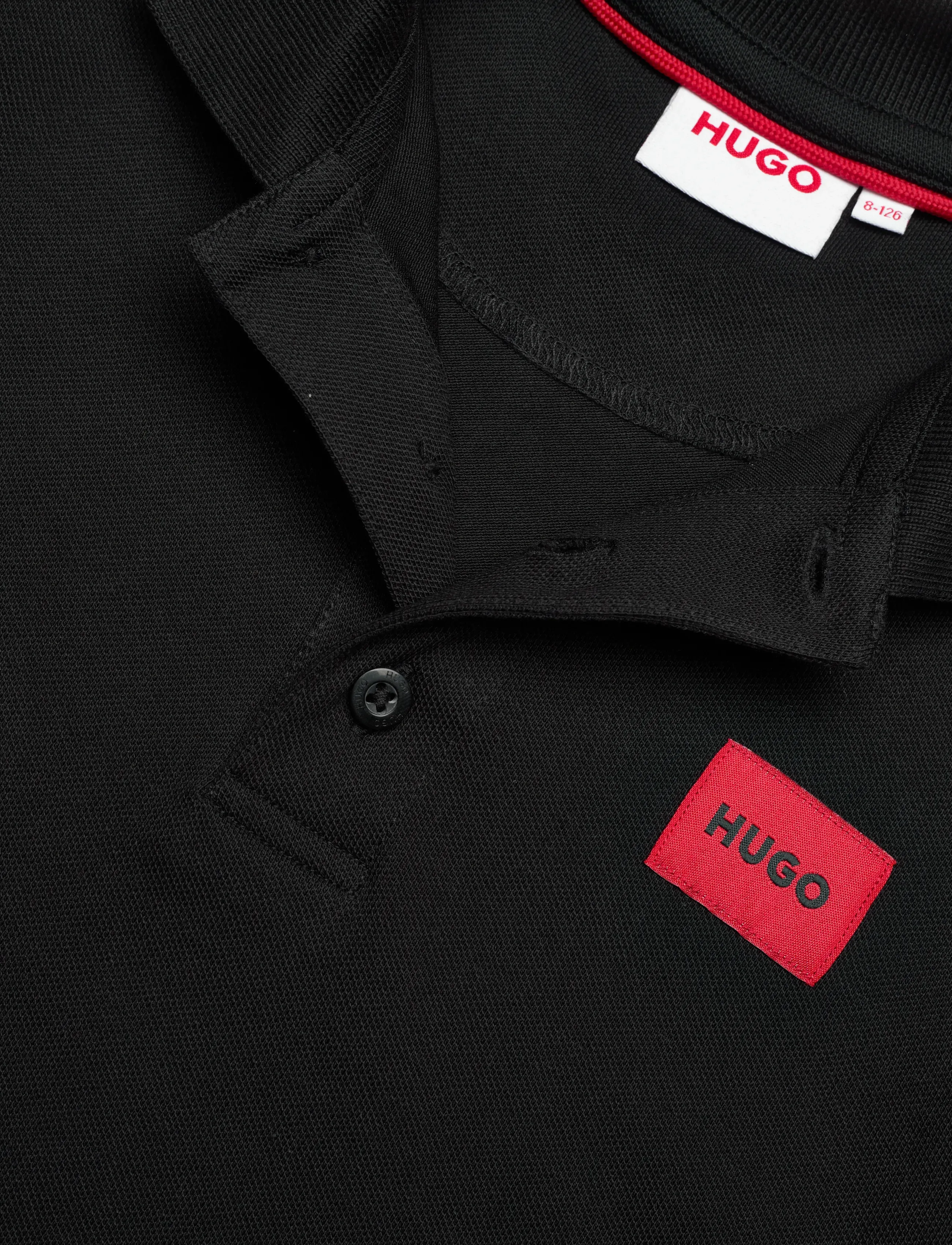 Hugo Kids - SHORT SLEEVE POLO - pikéer - black - 2