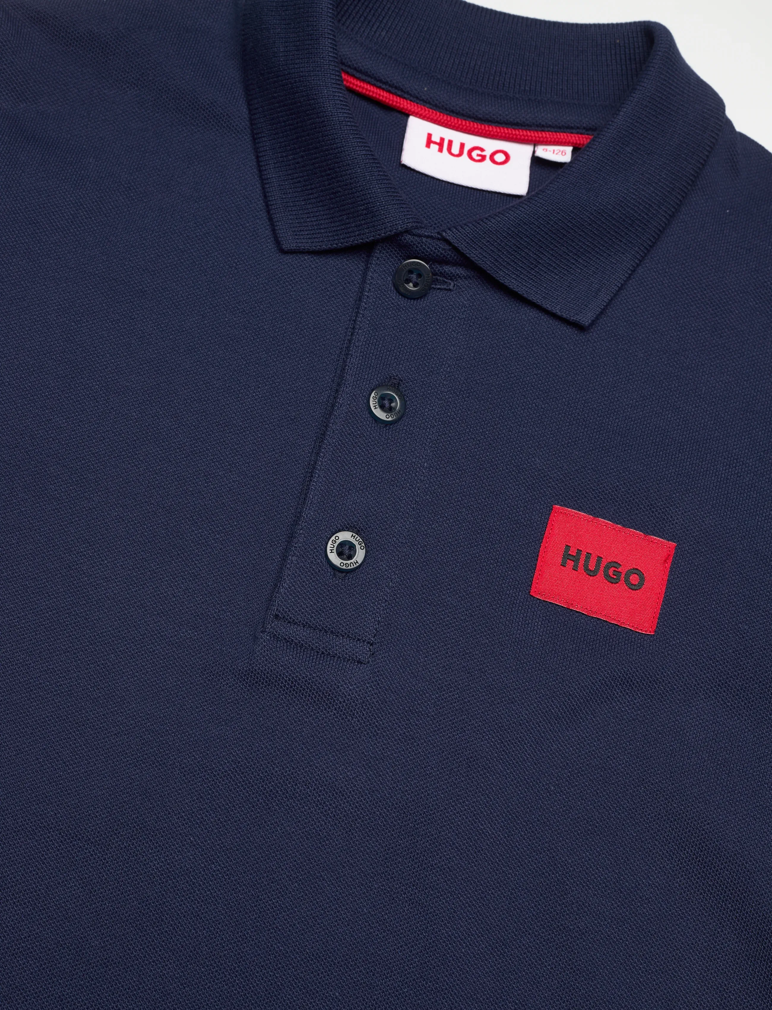 Hugo Kids - SHORT SLEEVE POLO - kortärmade pikéer - navy - 2