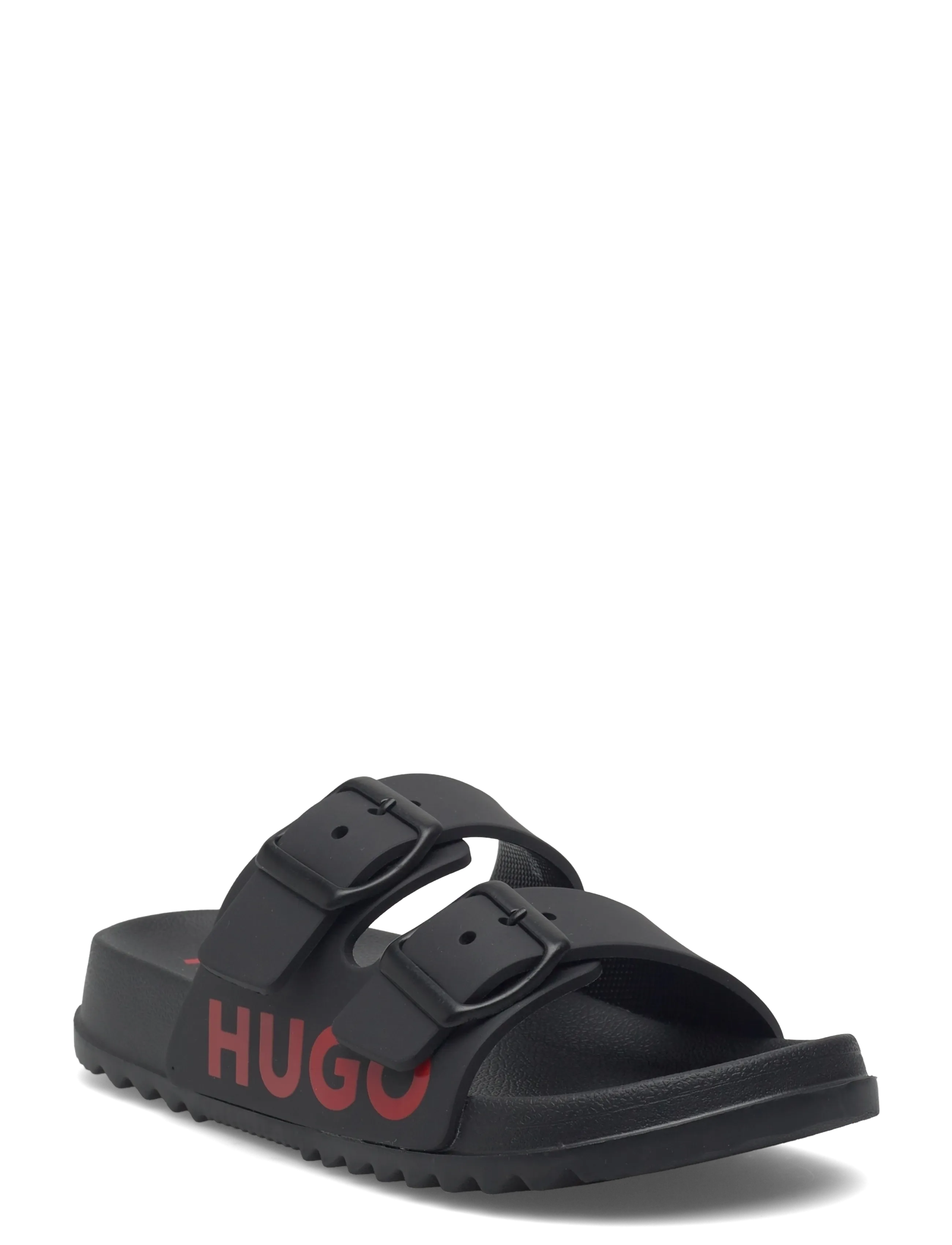 Hugo Kids AQUA SLIDES - Flip-Flops & Badeschuhe - BLACK / black