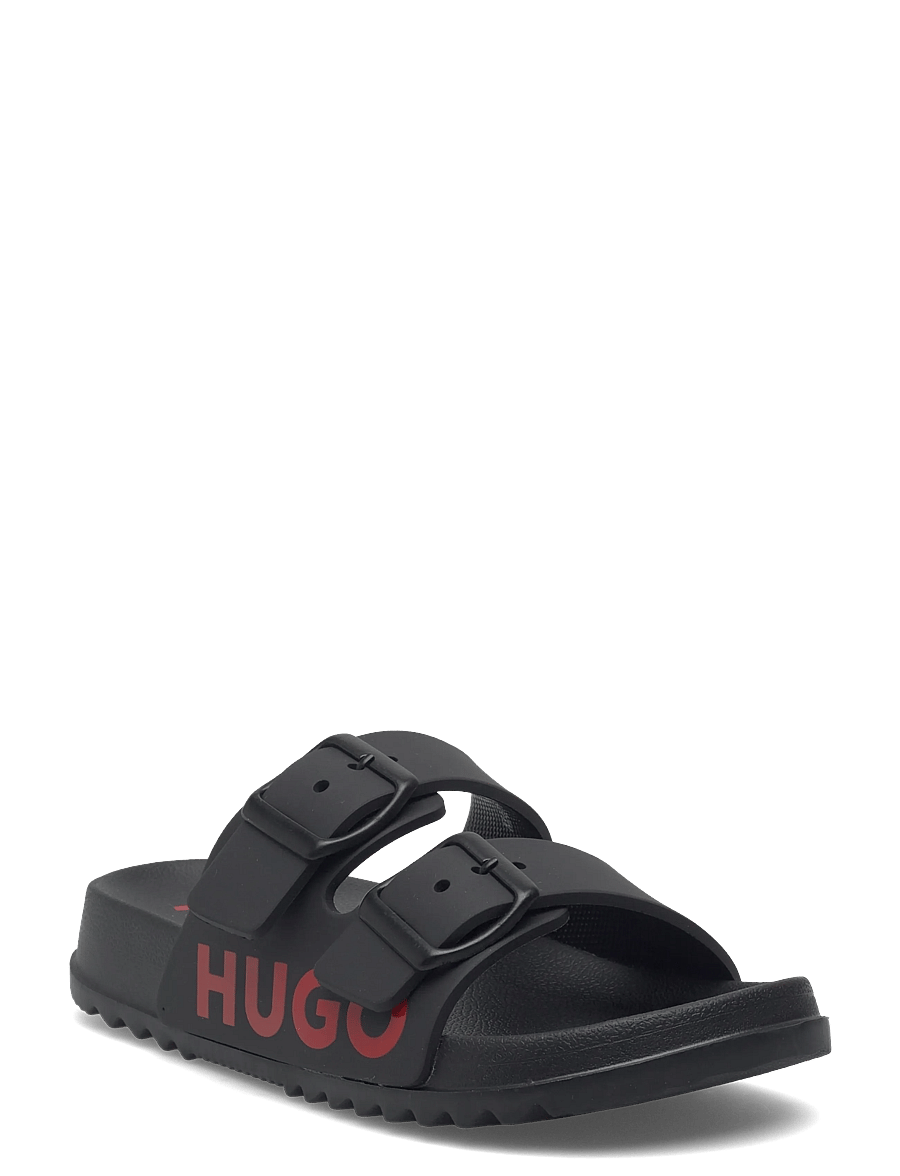 Hugo Kids - AQUA SLIDES - badelatschen - black - 0