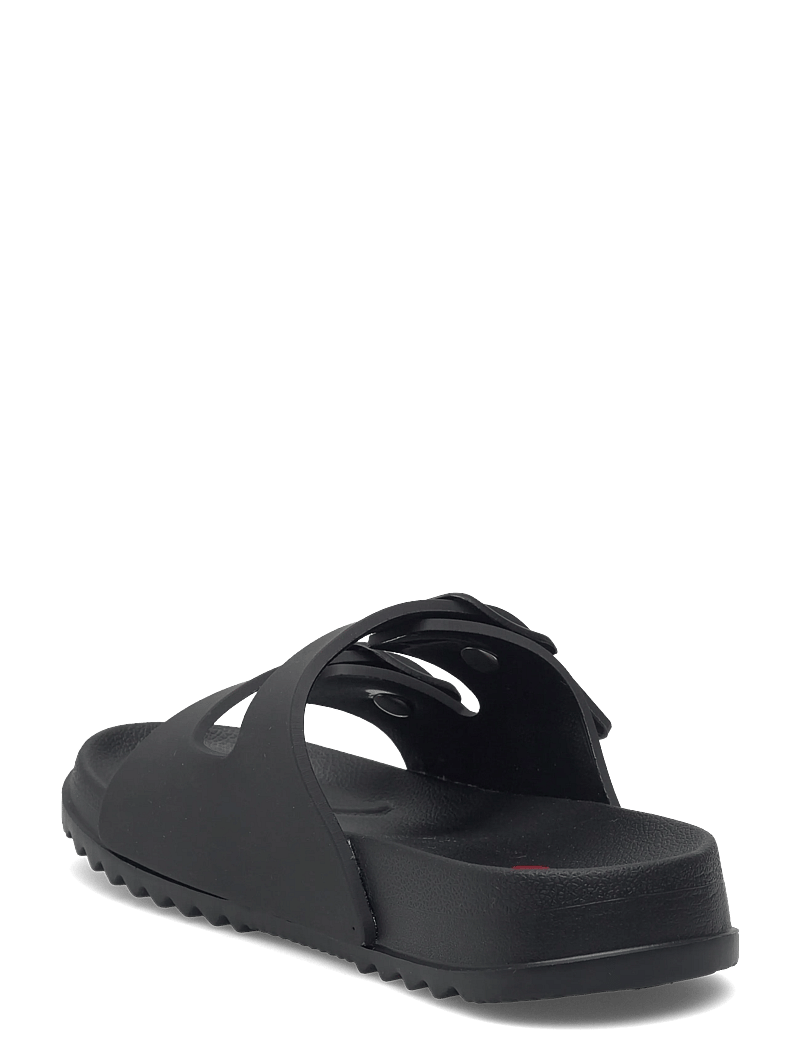 Hugo Kids - AQUA SLIDES - badelatschen - black - 2