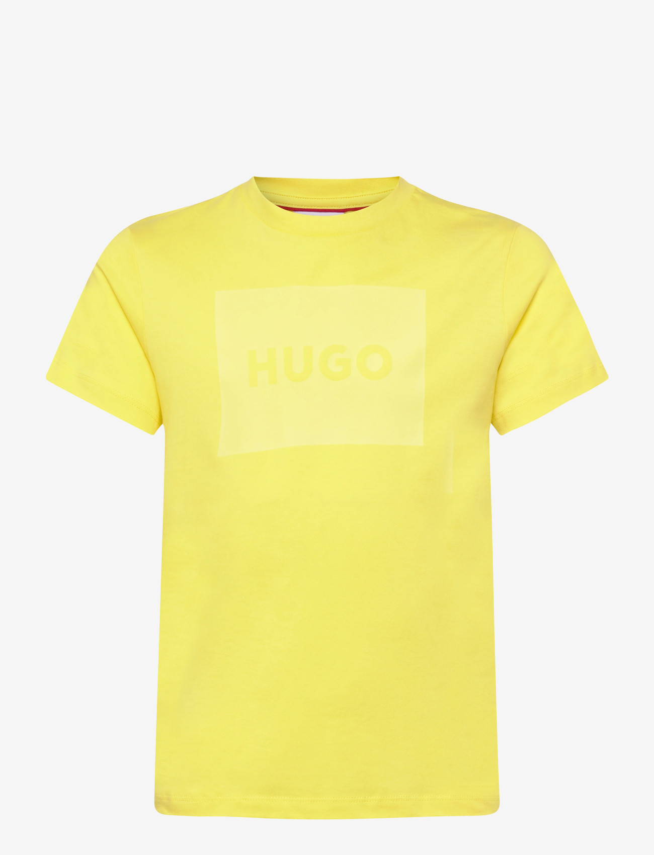 Hugo Kids - SHORT SLEEVES TEE-SHIRT - kortärmade t-shirts - lemon - 0