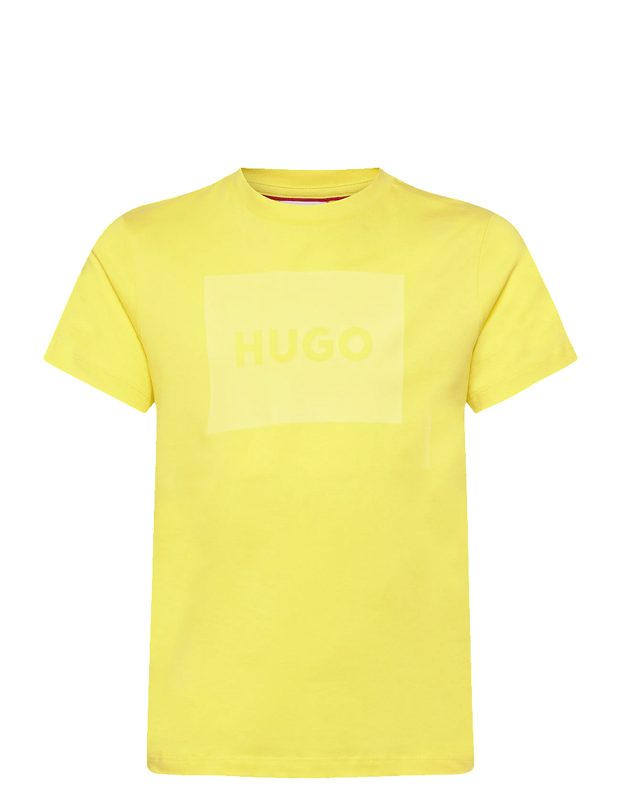 Hugo Kids - SHORT SLEEVES TEE-SHIRT - lühikeste varrukatega t-särgid - lemon - 0