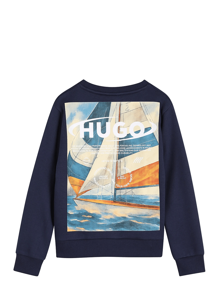 Hugo Kids - SWEATSHIRT - sweatshirts - navy - 1