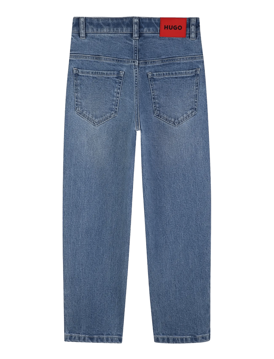 Hugo Kids - DENIM TROUSERS - loose jeans - bleach grows - 1