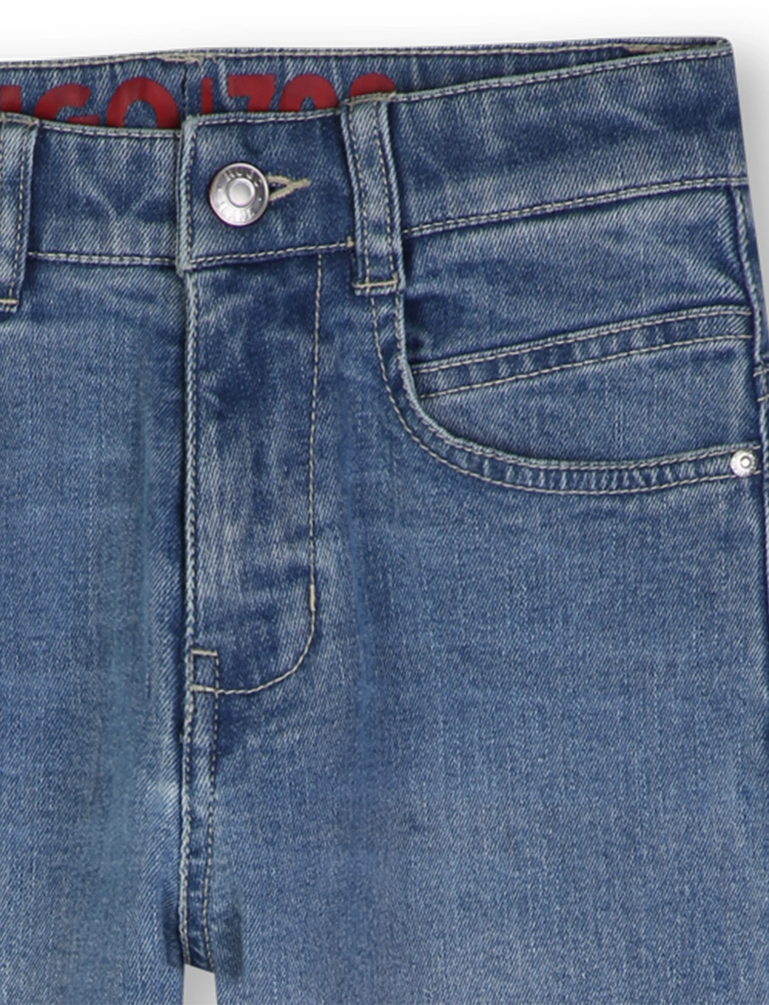 Hugo Kids - DENIM TROUSERS - loose jeans - bleach grows - 2