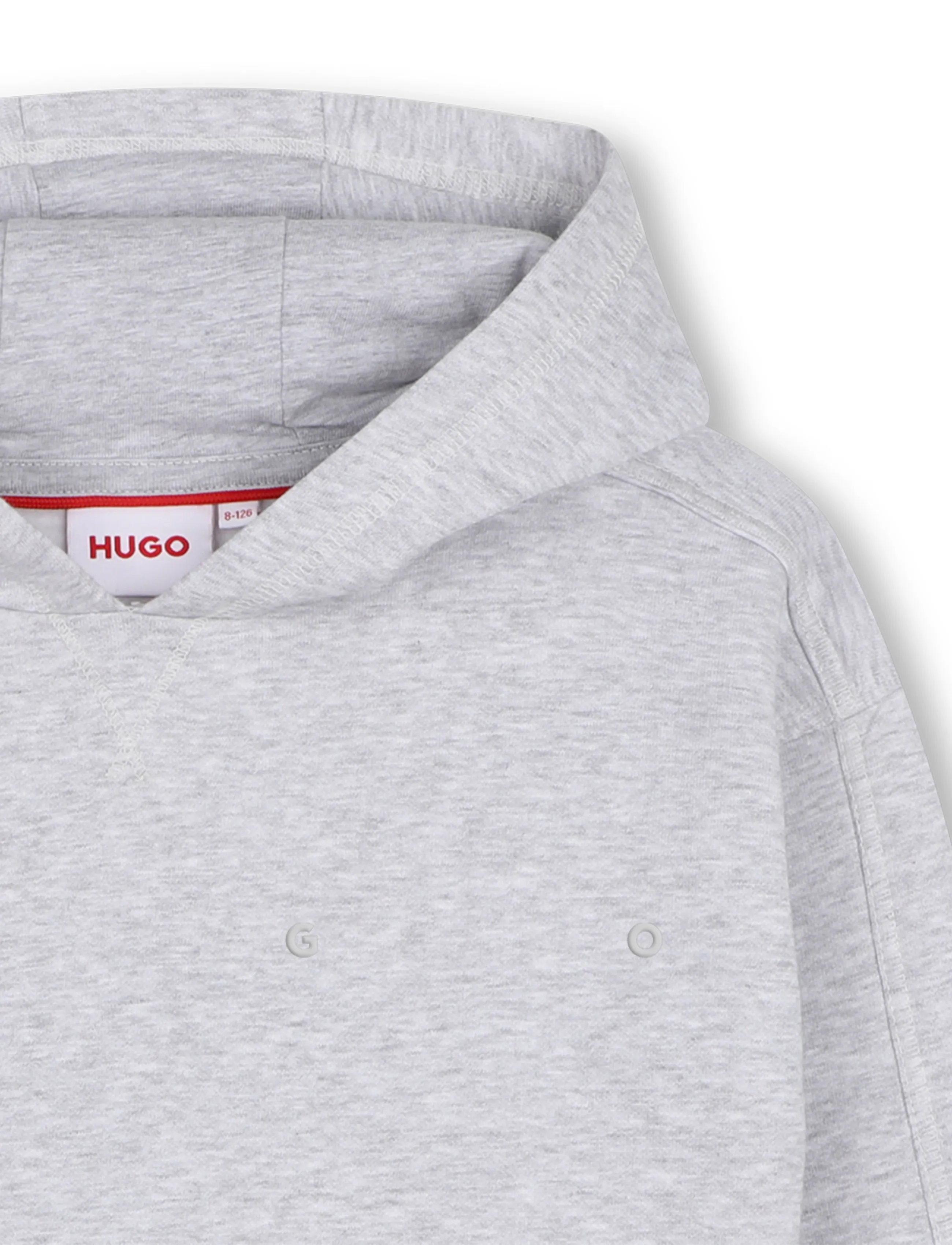 Hugo Kids - HOODED SWEATSHIRT - sweatshirts - chine grey - 3