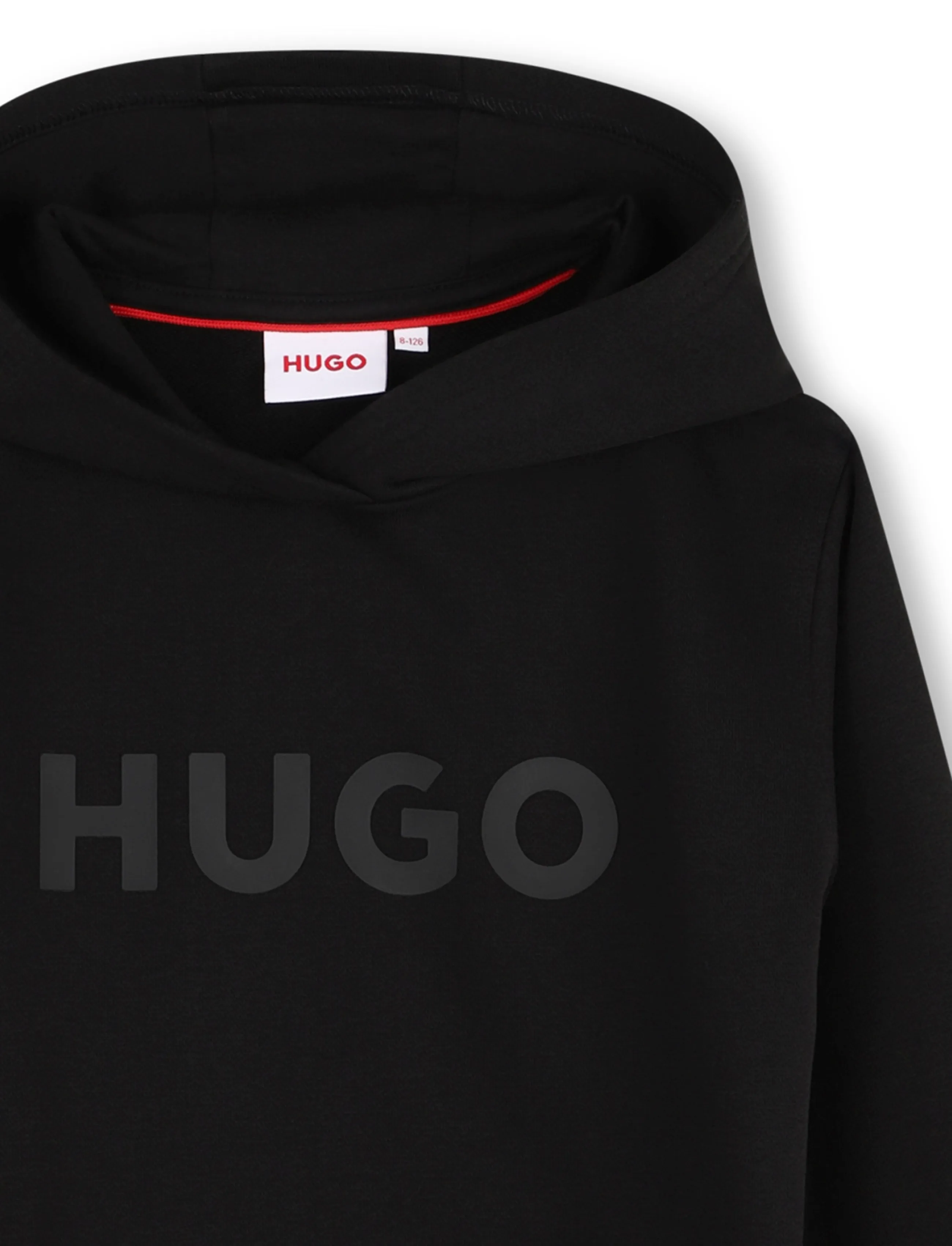 Hugo Kids - HOODED SWEATSHIRT - kapuzenpullover - black - 2