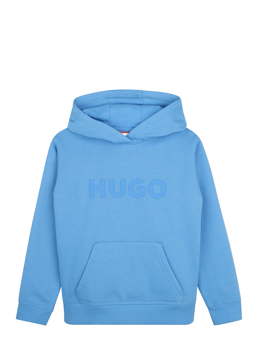 Hugo Kids - HOODED SWEATSHIRT - kapuzenpullover - pale blue - 1