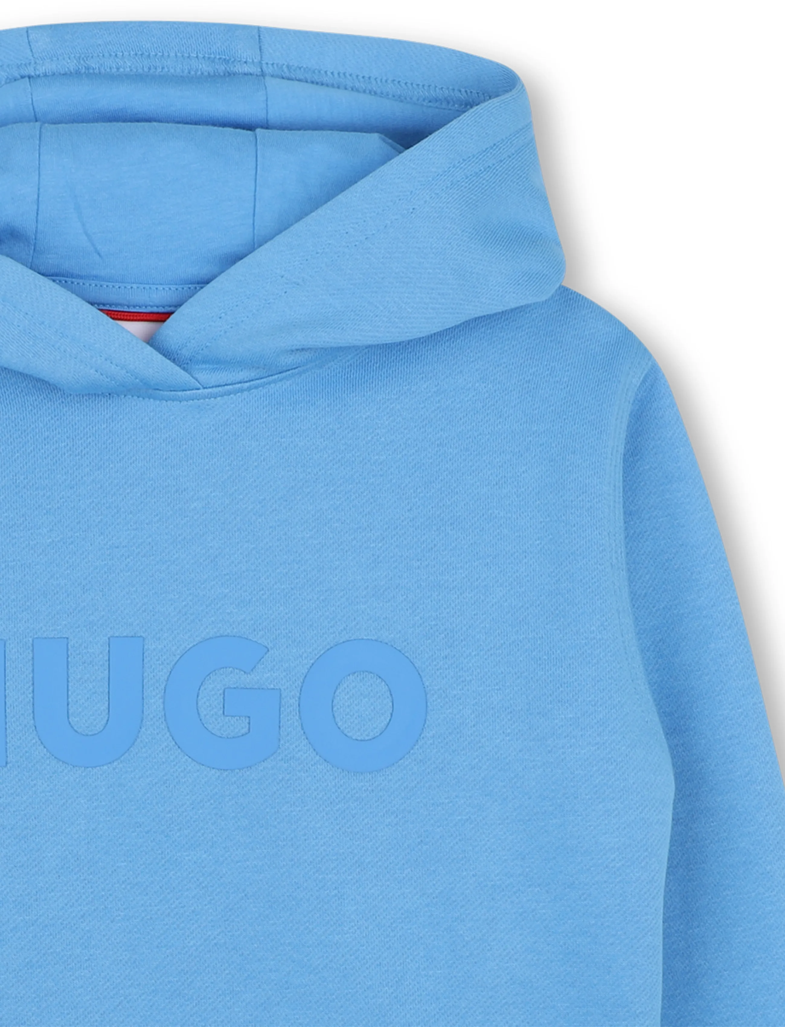 Hugo Kids - HOODED SWEATSHIRT - kapuzenpullover - pale blue - 4